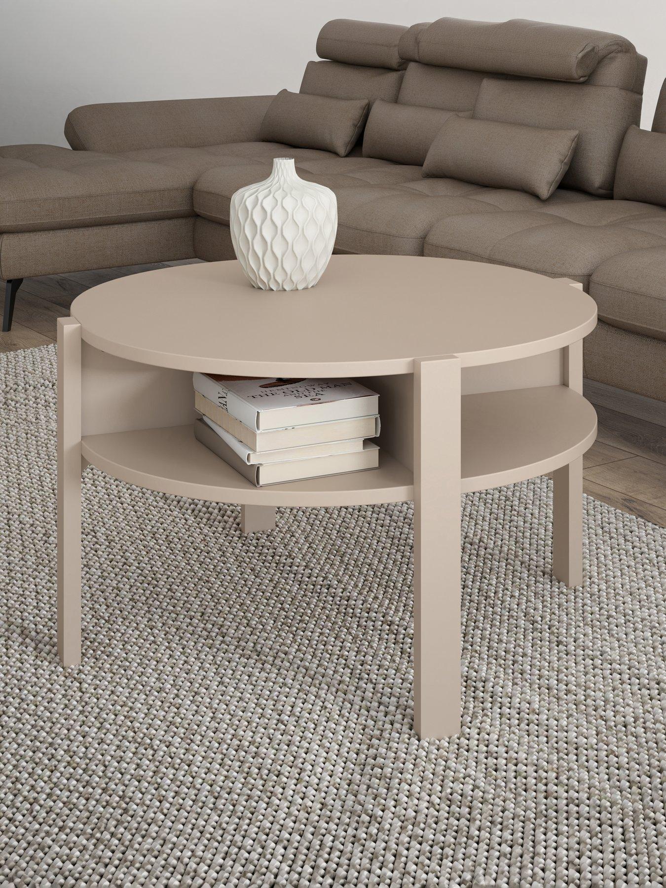 Tyndall Coffee Table - Sand/Oak