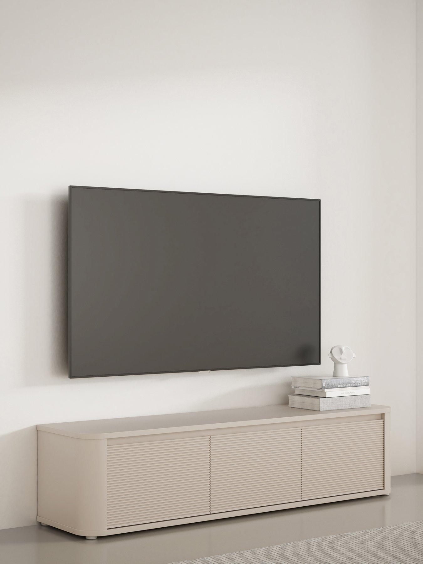 Tyndall TV Unit - Sand/Oak - fits Up To 75 Inch