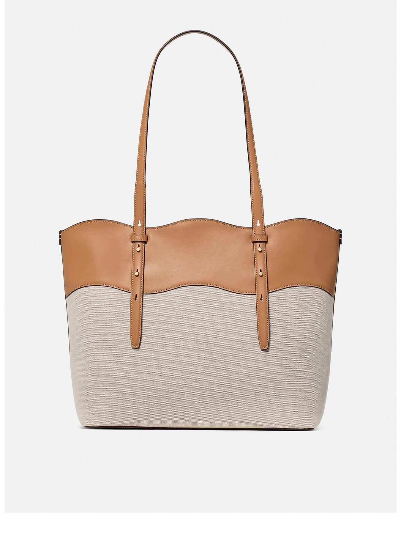 Kate Spade New York Do It All Wavy Canvas Large Tote - Beige