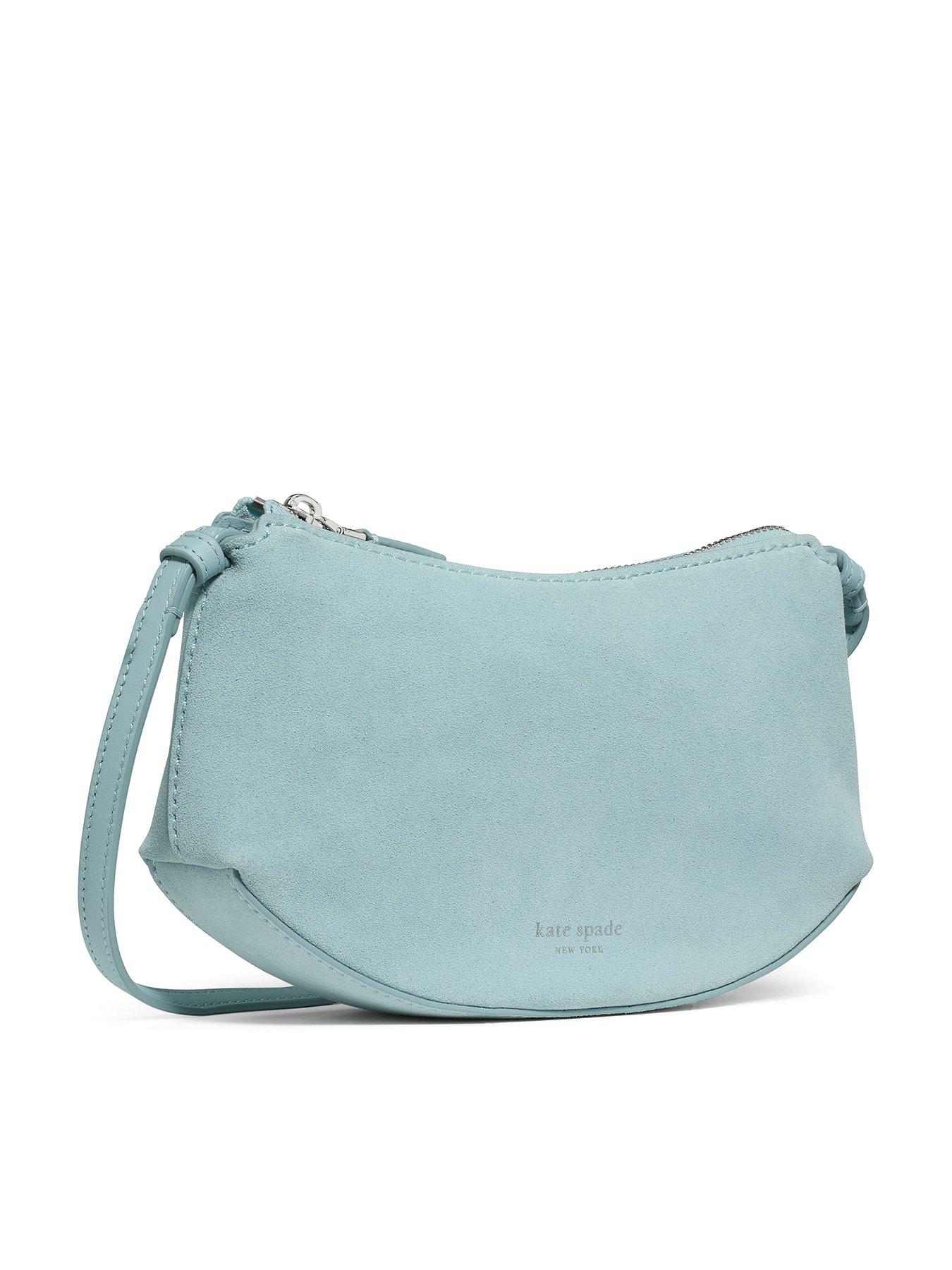 Kate Spade New York Loop Suede Crossbody Bag - Blue