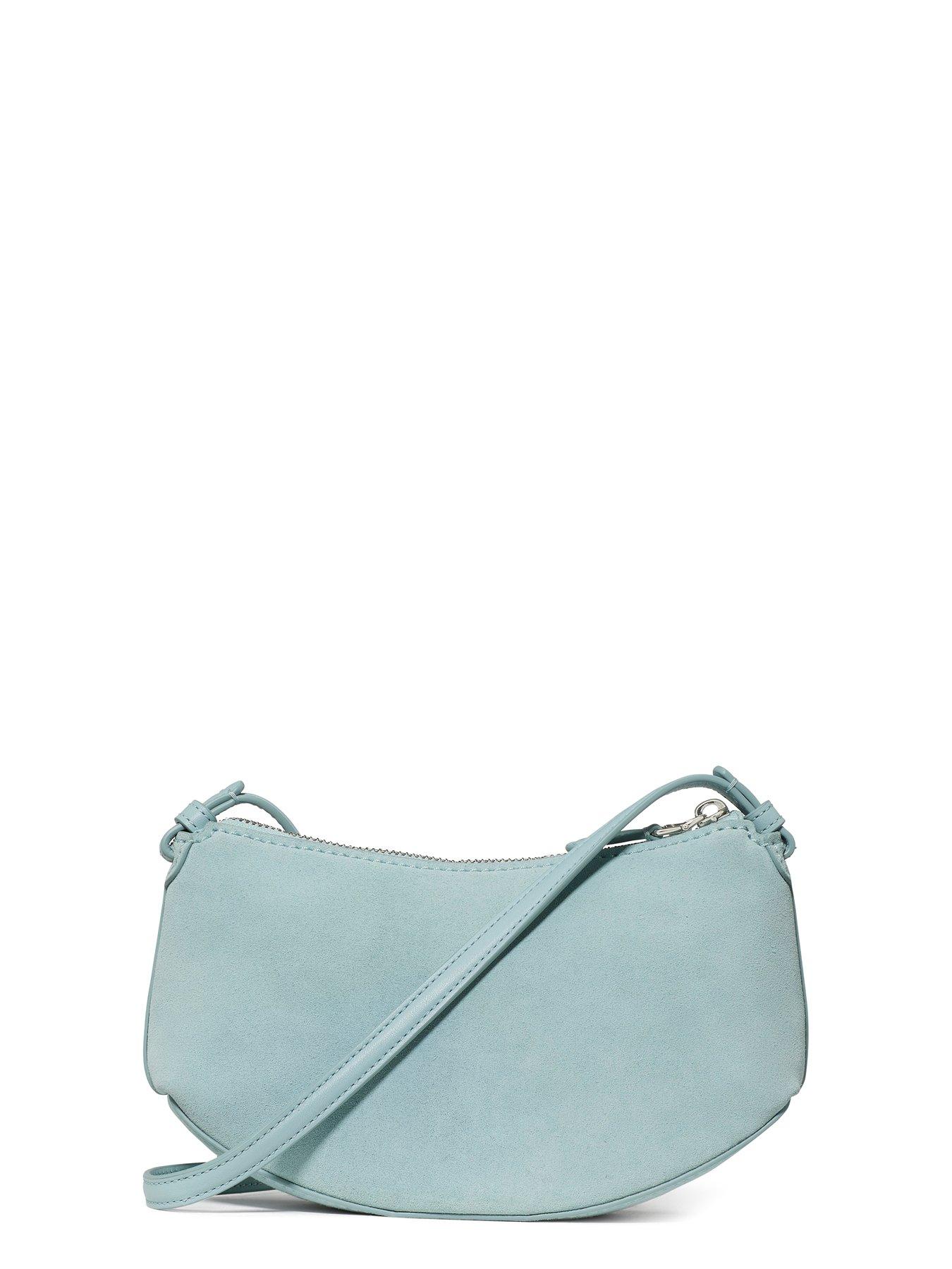 Image 4 of 4 of Kate Spade New York Loop Suede Crossbody Bag - Blue