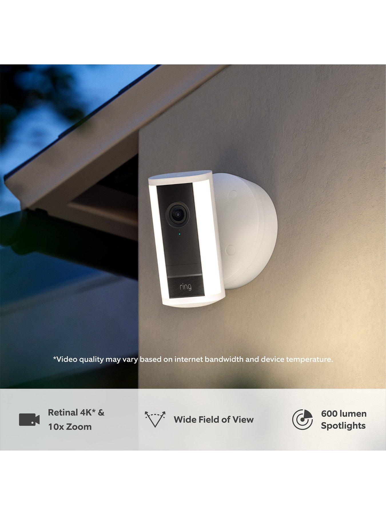 Image 3 of 8 of RING Spotlight Camera Pro Wired 4K - White