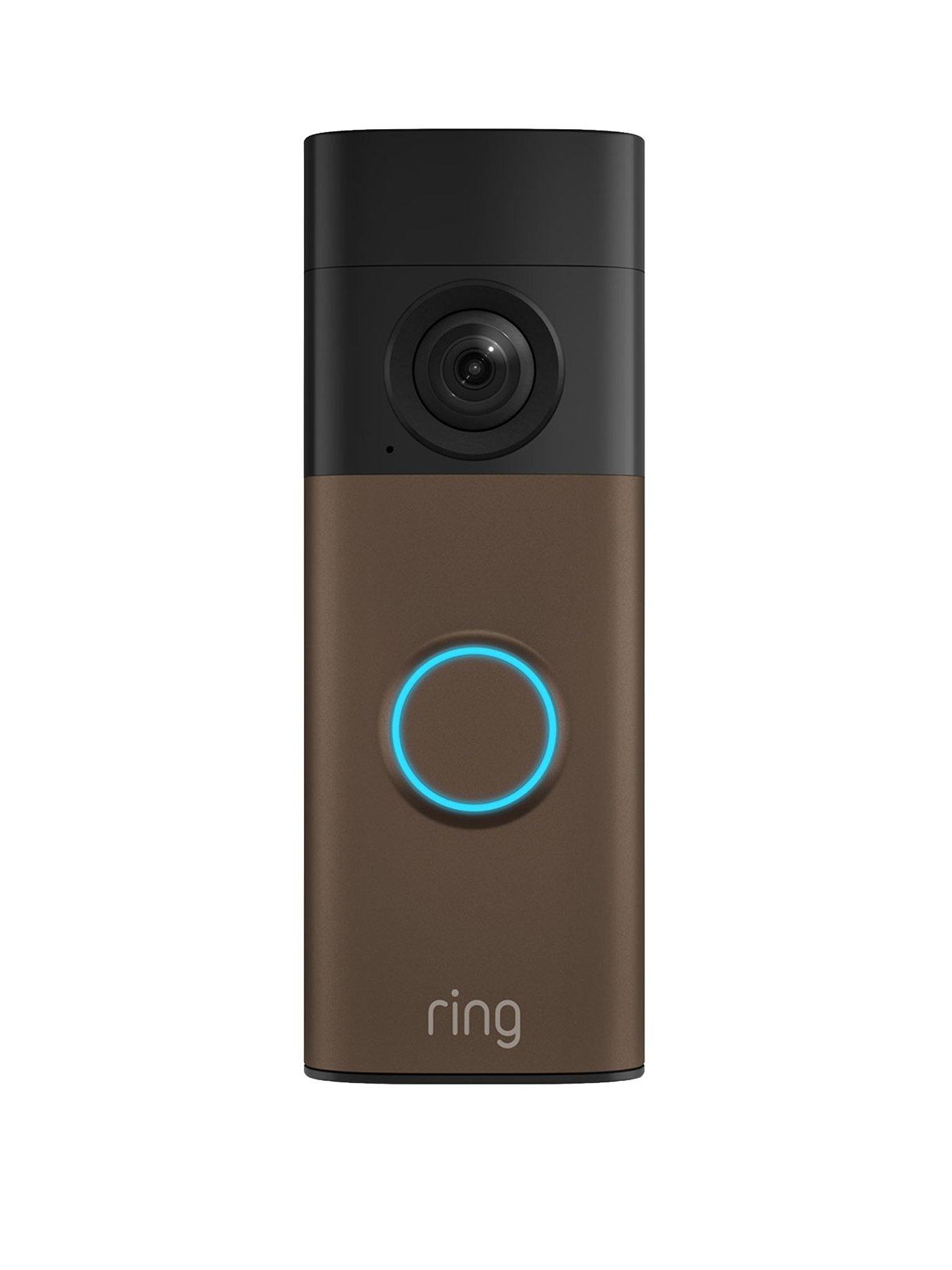 RING Ring Battery Video Doorbell (2nd Gen) - Retinal 2K and Head-to-Toe View - Matte Mocha (Newest Gen)
