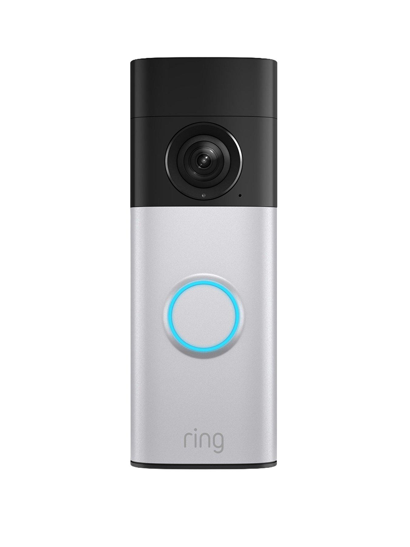Image 1 of 1 of RING Battery Video Doorbell Plus 2K - Nickel Silver