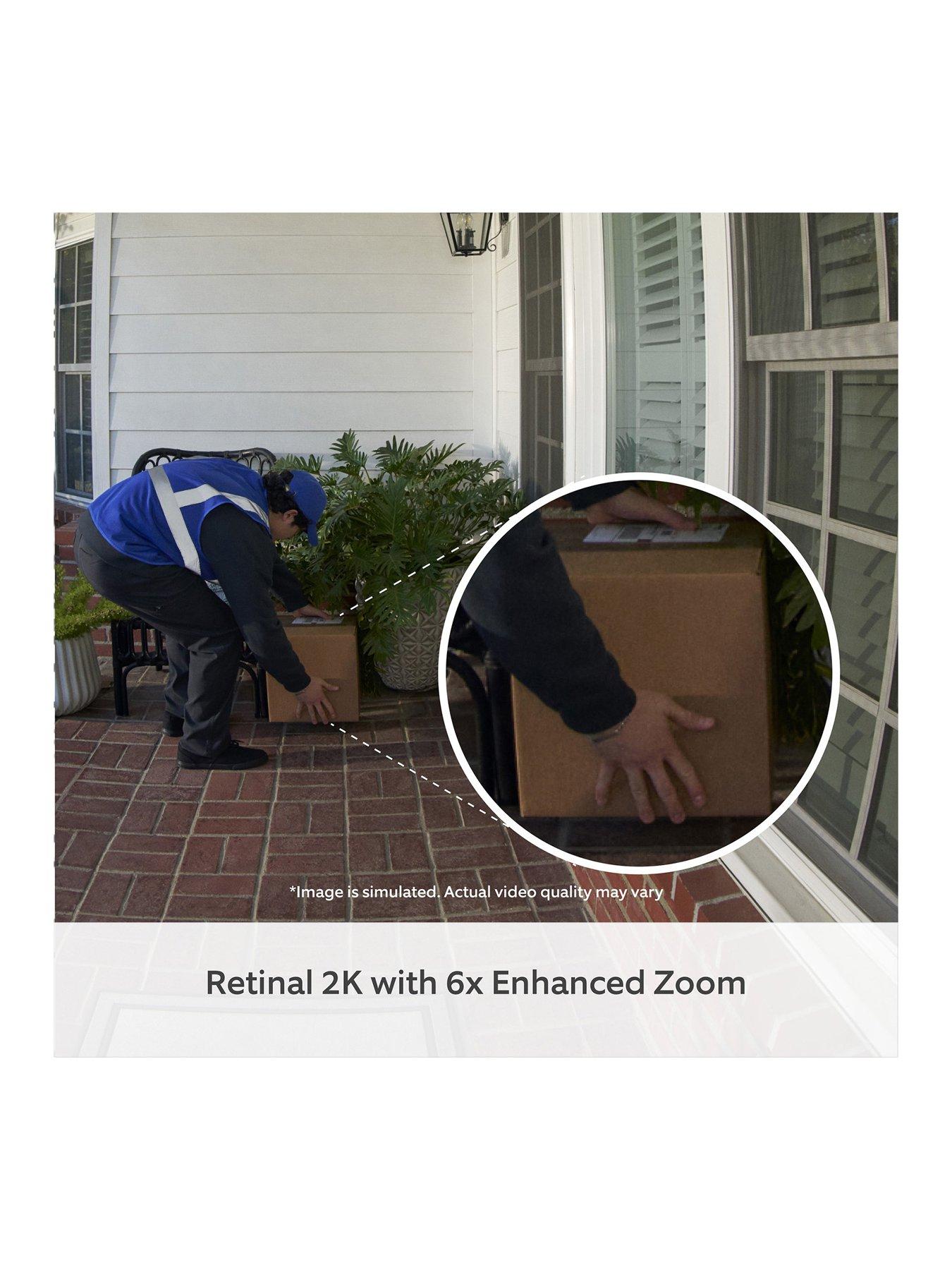 Image 3 of 8 of RING Battery Video Doorbell Plus 2K - Nickel Silver with Chime