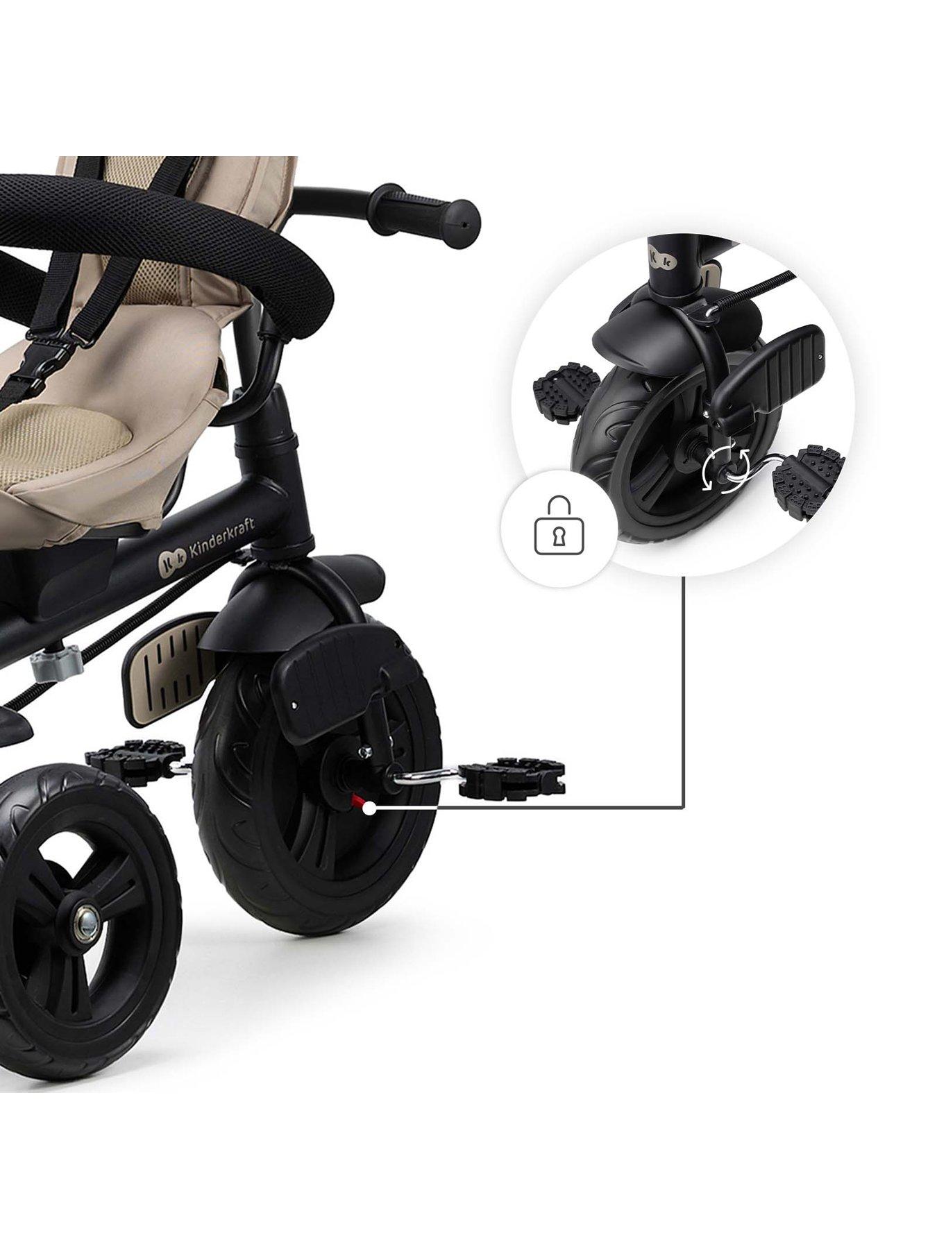 Image 6 of 8 of Kinderkraft Freeway 2 Tricycle - Beige