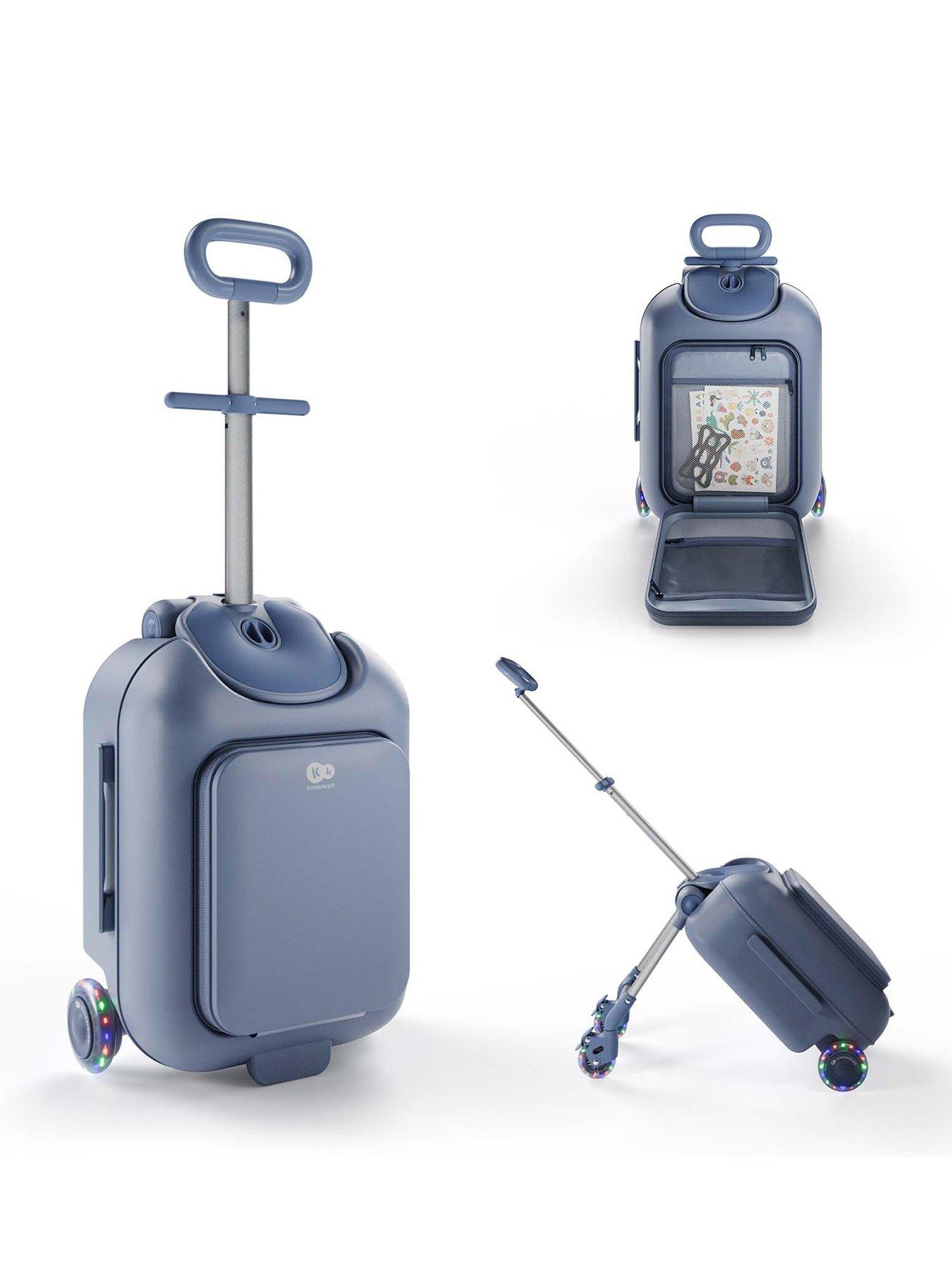 Image 1 of 8 of Kinderkraft Cabby Ride On Suitcase - Blue