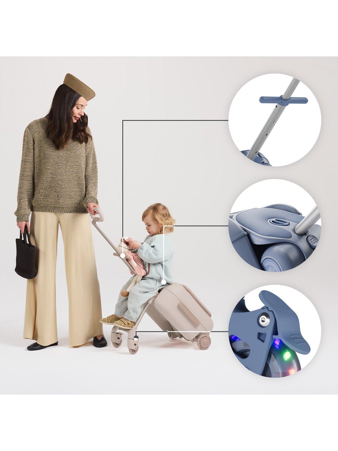 Image 2 of 8 of Kinderkraft Cabby Ride On Suitcase - Blue