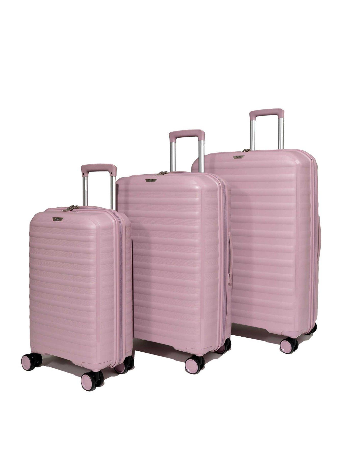 Rock Luggage Oslo Pink 3pc Set