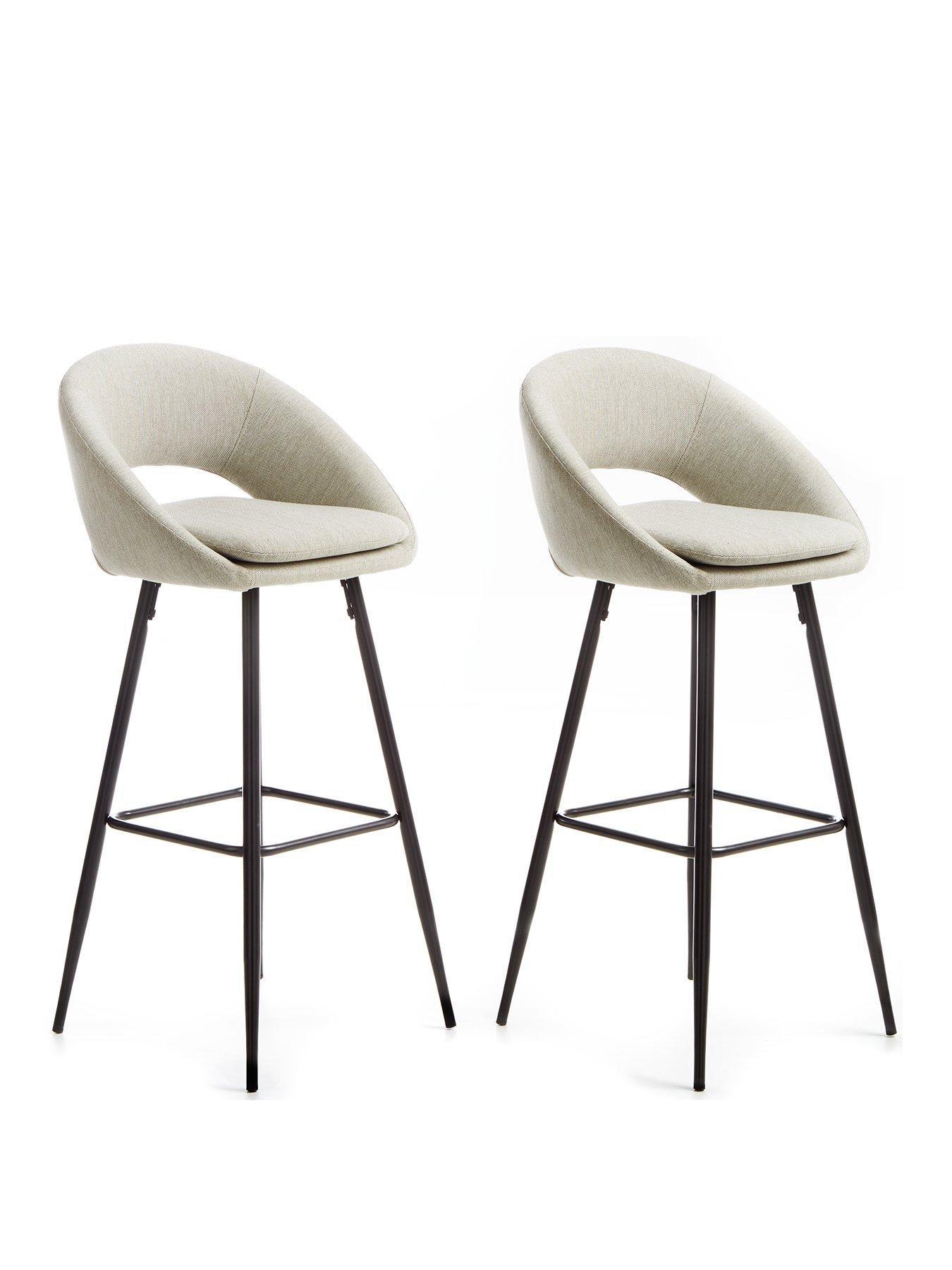 Image 3 of 7 of The Very Collection Dahlia 70cm High Bar Table &amp; 2 Aurelia Bar Stools - FSC&reg; Certified