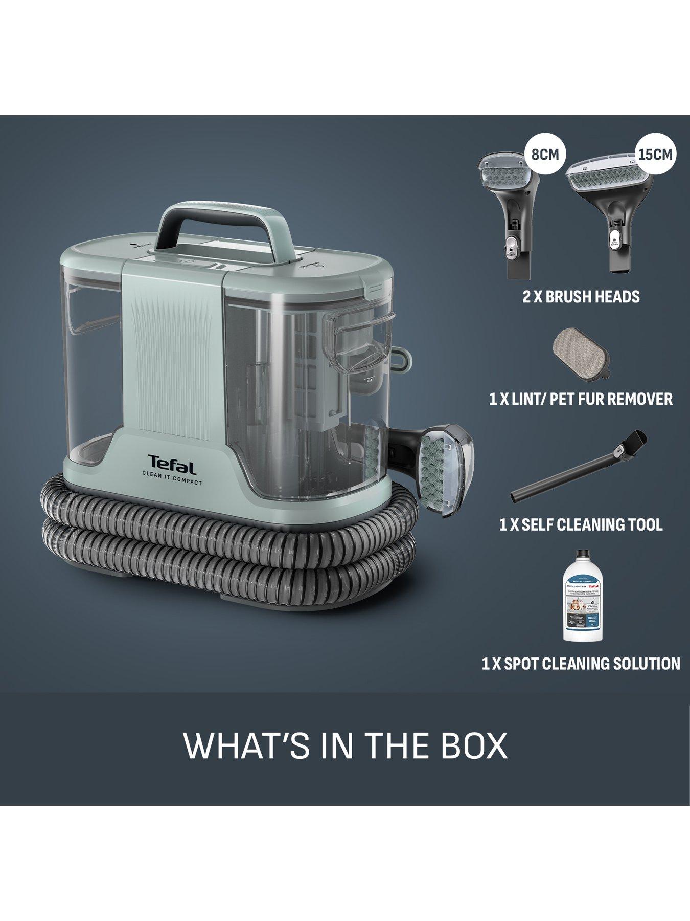Image 7 of 7 of Tefal Clean It Compact IZ3020G0 Spot Cleaner - Eucalyptus