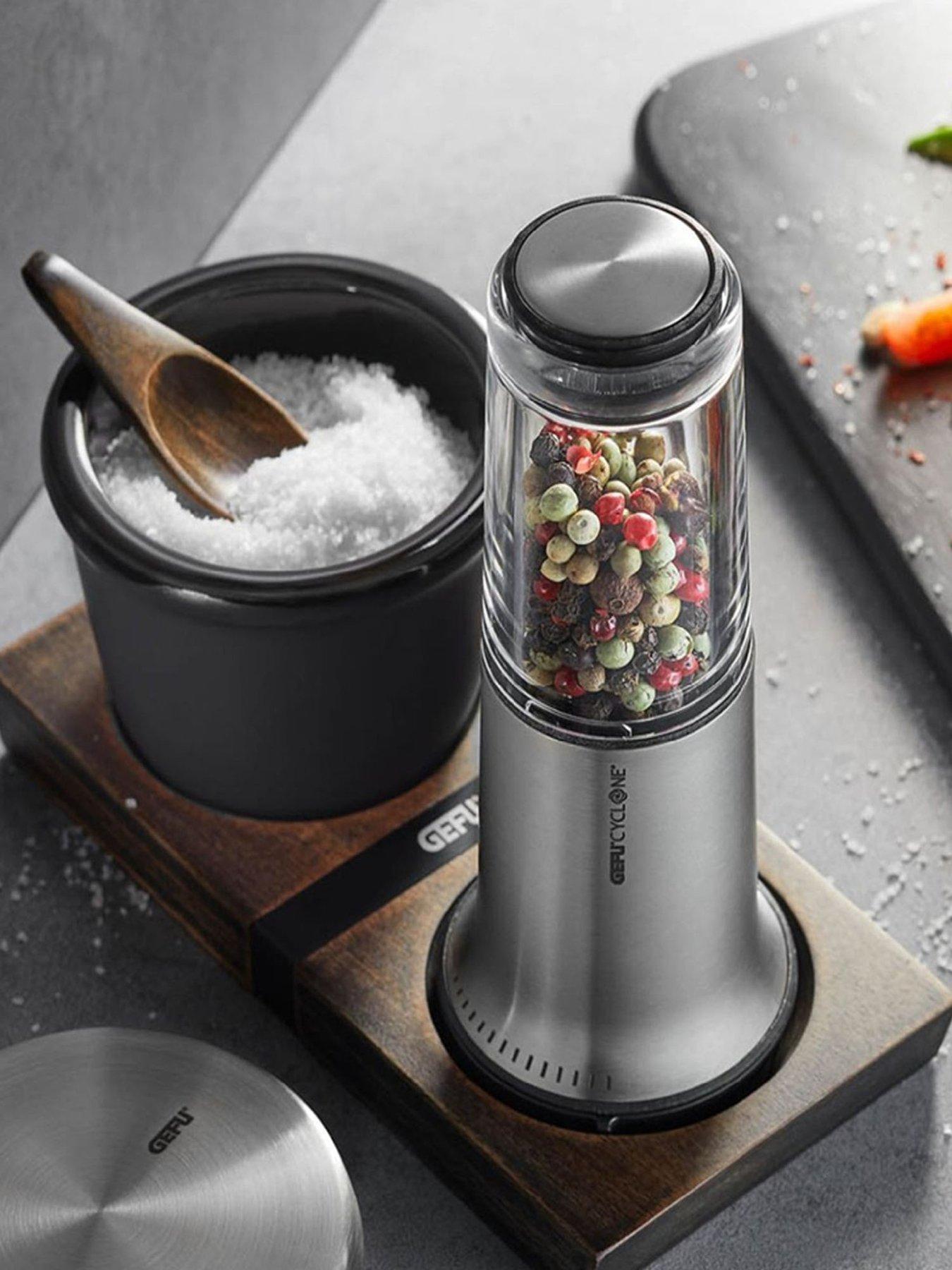 Gefu Gefu X-plosion Salt Or Spice Pot With Wooden Spoon 150 Ml