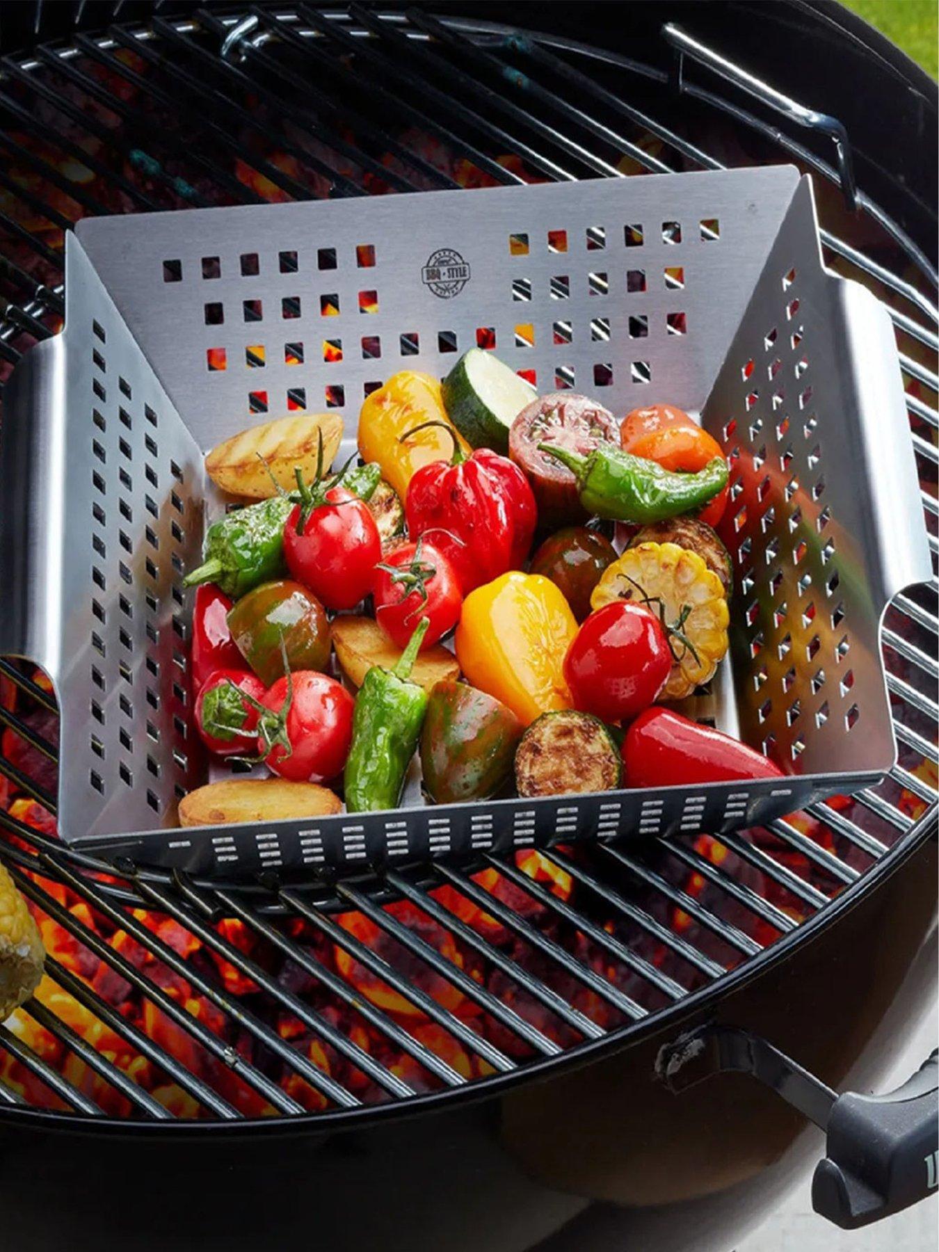 Gefu Bbq Large Grill Tray Stainless Steel Grilling Dish