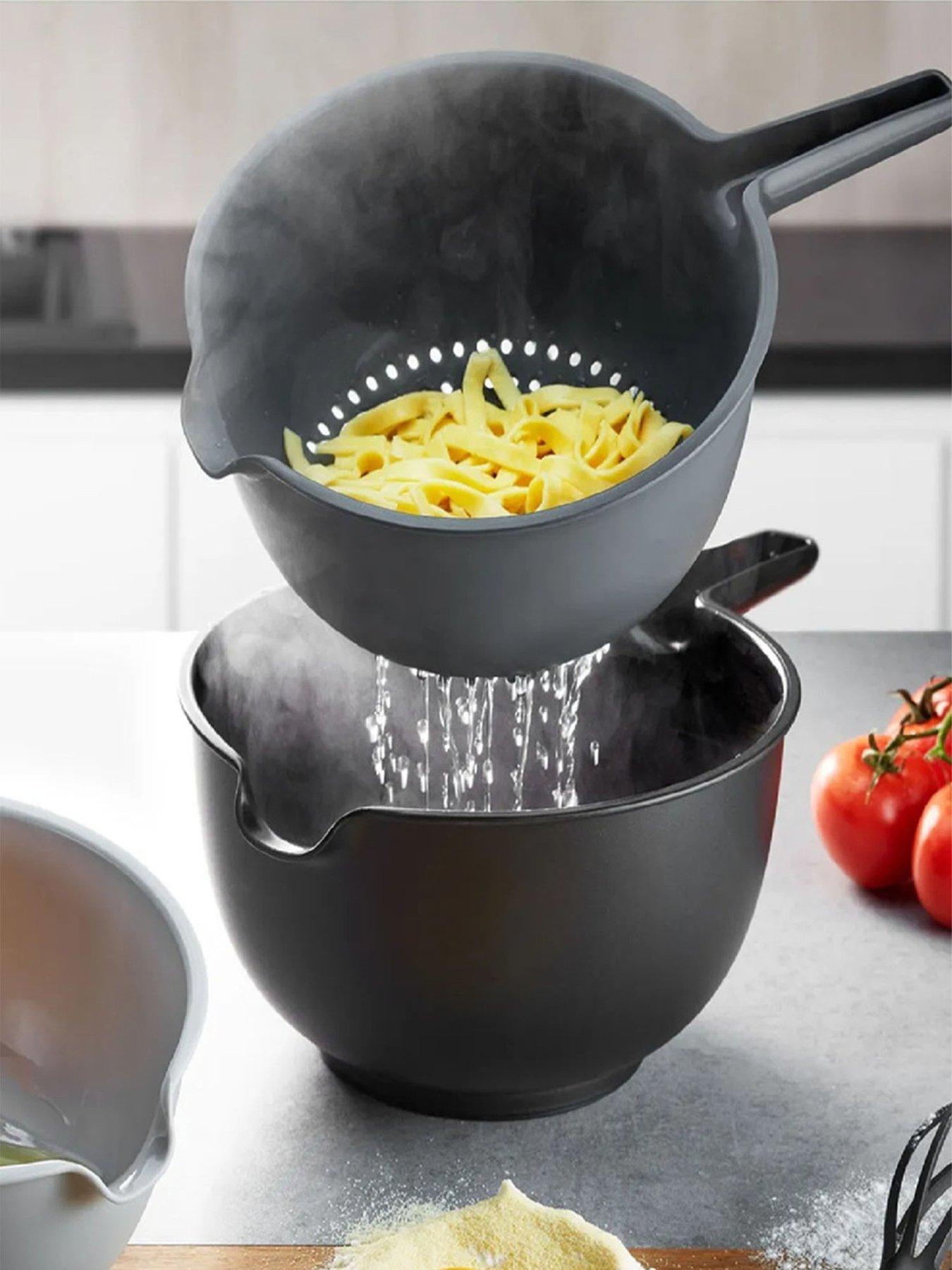 Gefu Preparo 4-piece Mixing Bowl Set With Strainer & Egg Separator