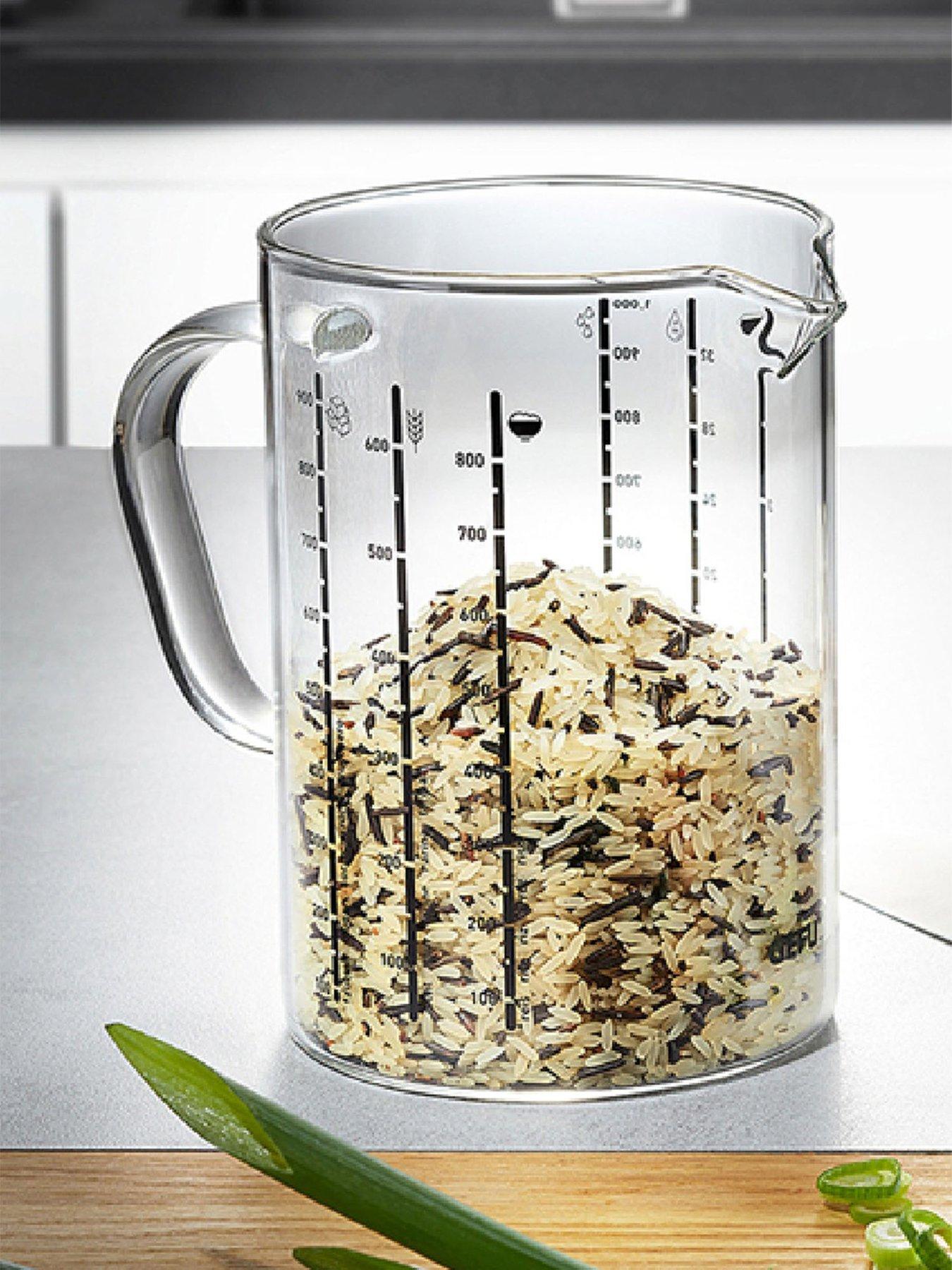 Gefu Gefu Meti Measuring Jug 1 Litre Borosilicate Glass