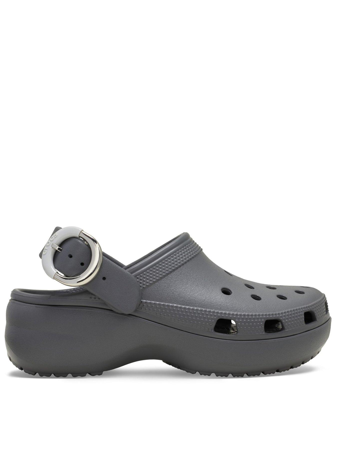 Crocs Classic Platform Buckle - Carbon