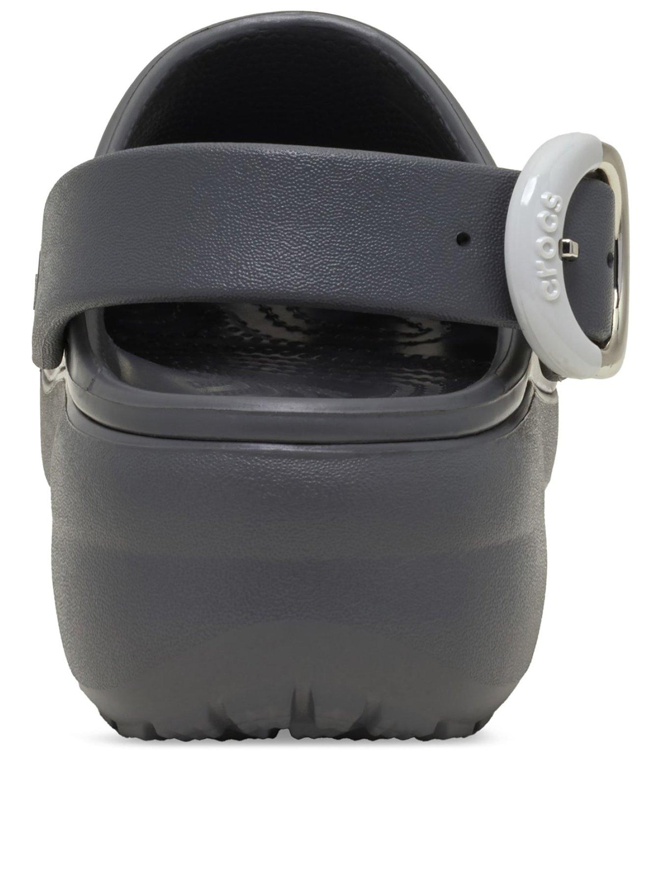 Image 3 of 6 of Crocs Classic Platform Buckle - Carbon