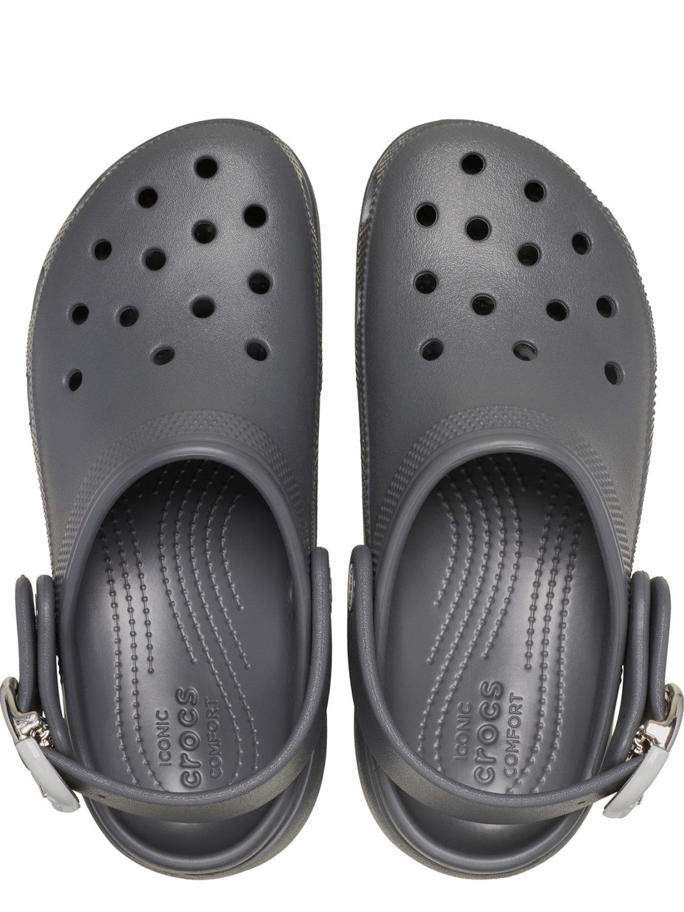 Image 4 of 6 of Crocs Classic Platform Buckle - Carbon