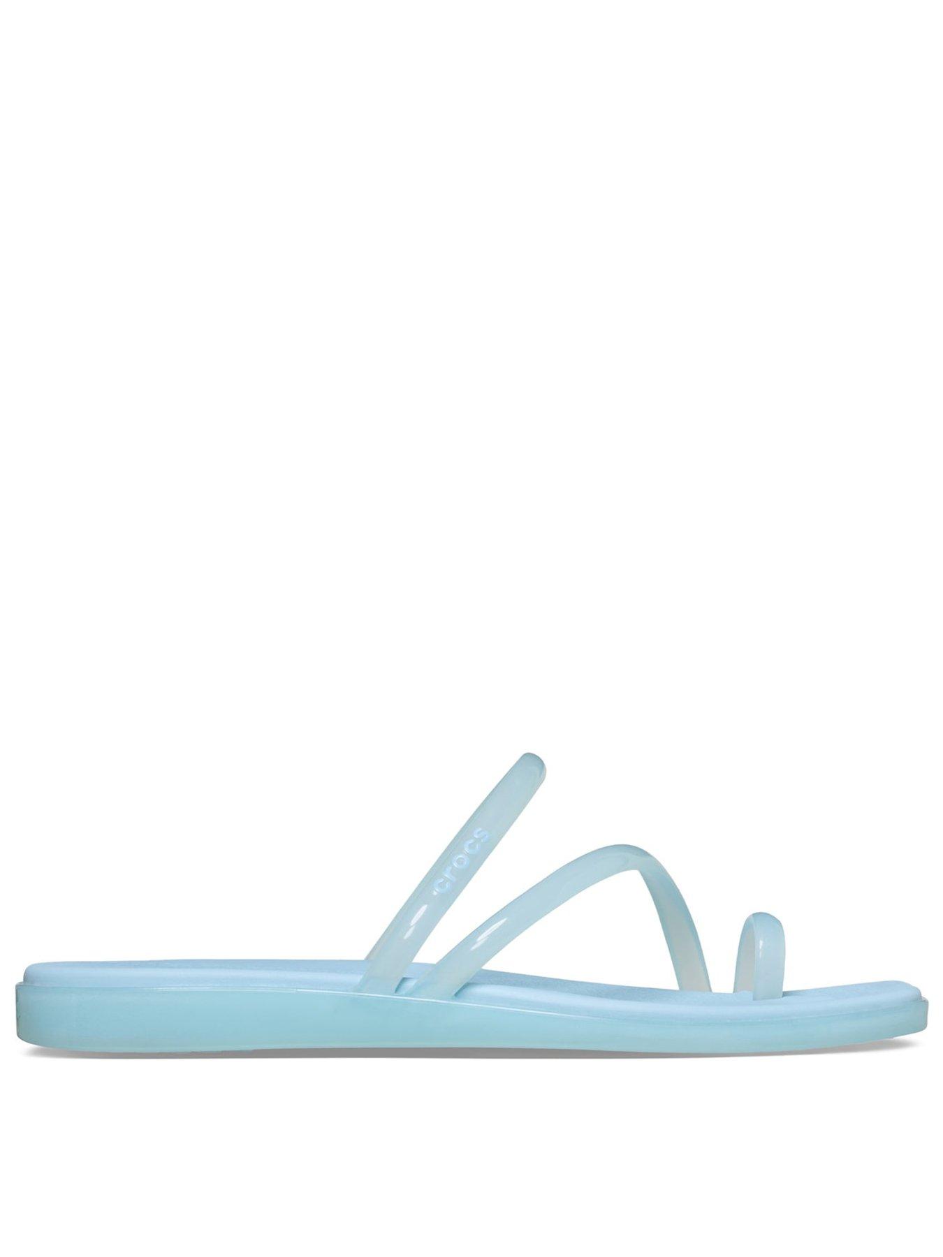 Crocs Miami Jelly Toe Loop - Sky Blue