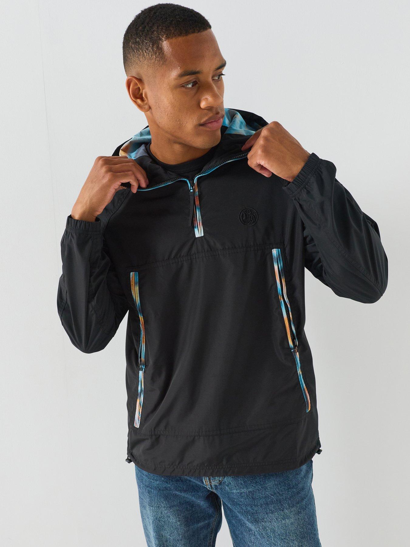 Pretty Green Pretty Green Sundown Smock Jacket - Black