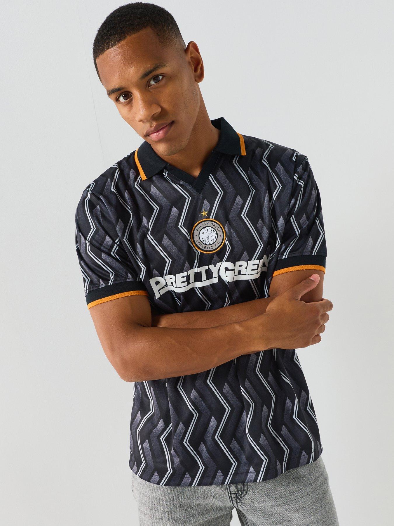 Pretty Green Pretty Green Kingsleigh Football Top - Black