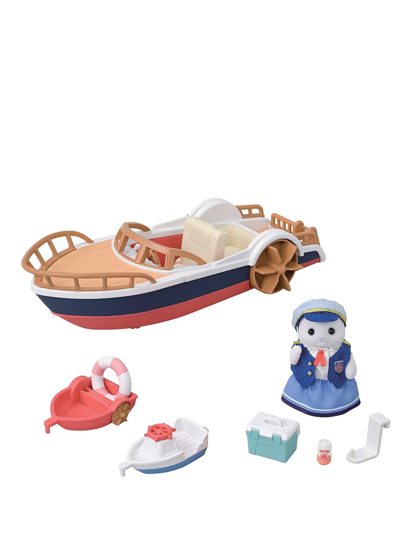 Image 1 of 7 of Sylvanian Families Seal Sailors Leisure Boat