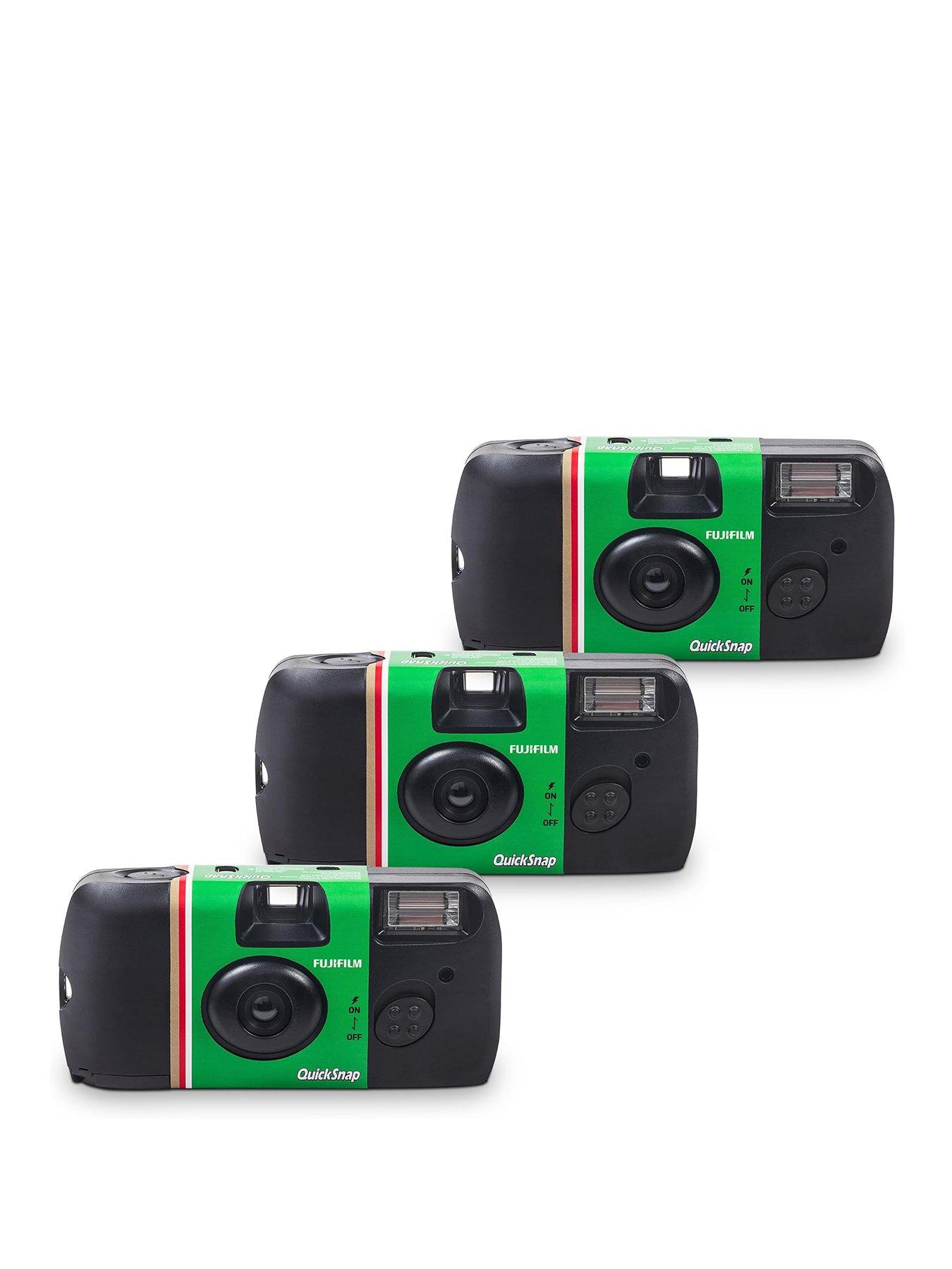 Fujifilm Quicksnap Single Use Camera 27 Shots ISO400 35mm Colour Film - Pack of 3