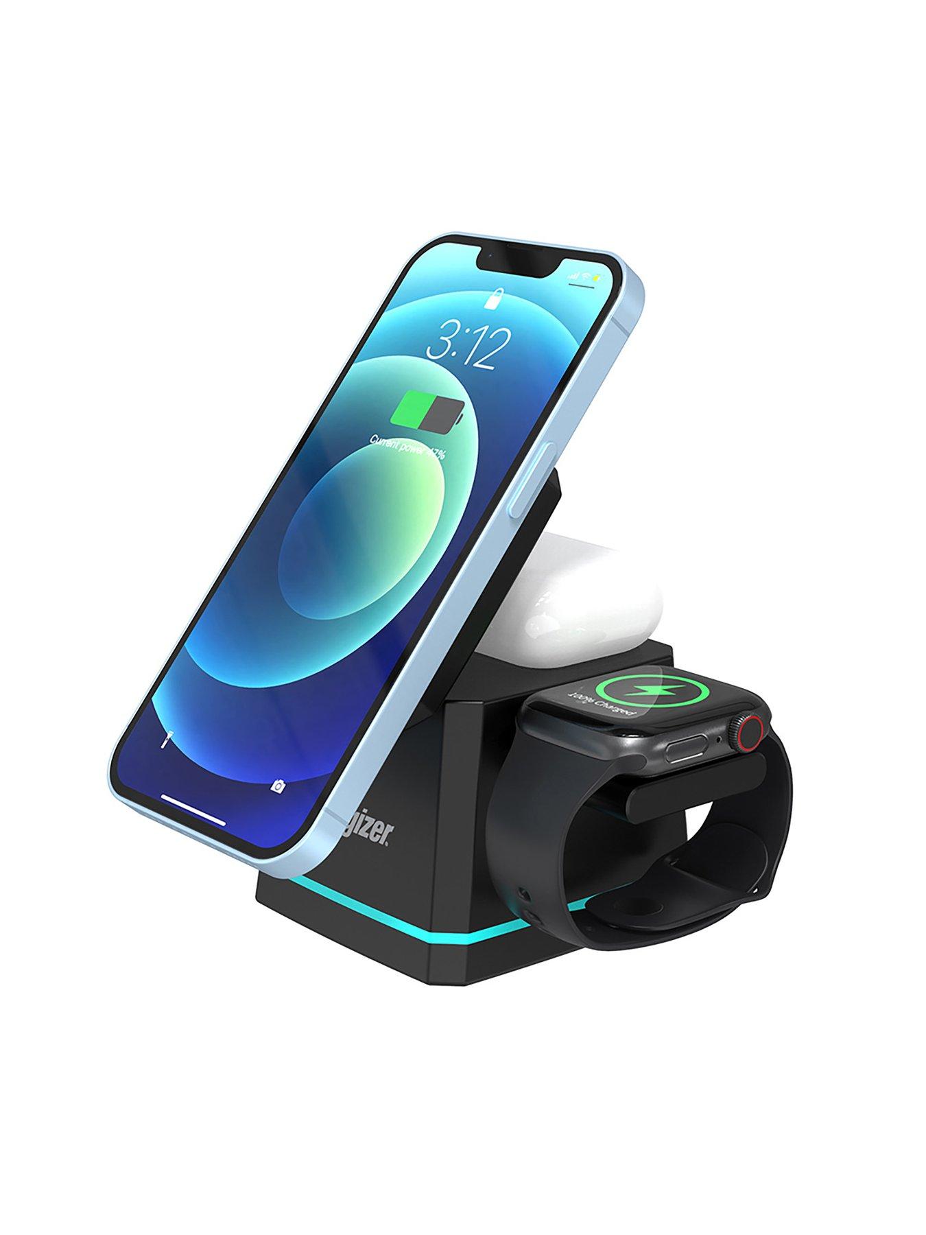 Image 3 of 7 of Energizer Energizer WCP307 15W 3-in-1 QI Wireless Stand White