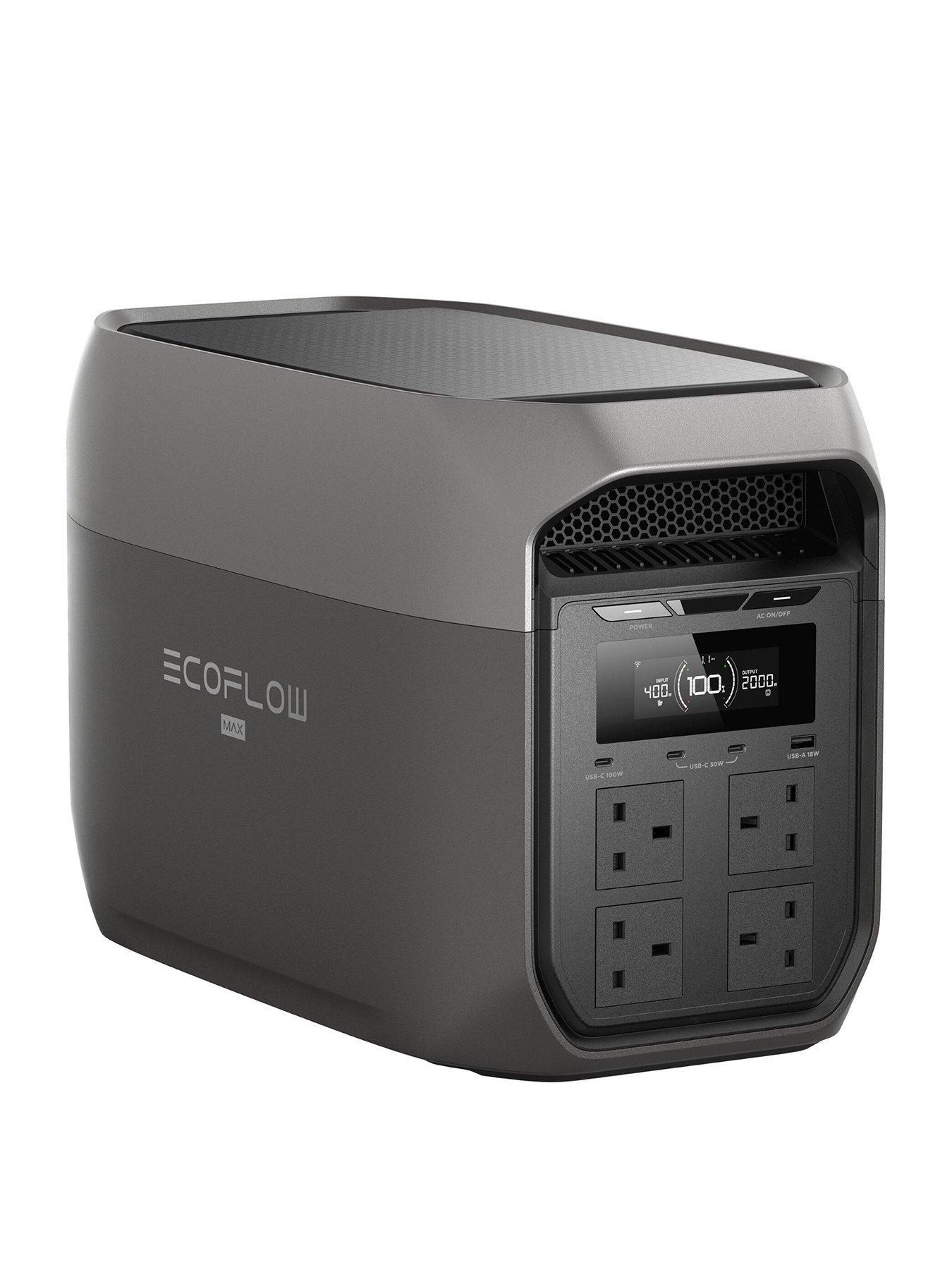 EcoFlow EcoFlow Delta 3 Max Portable Power Station with 2kw capacity  &  2400W output