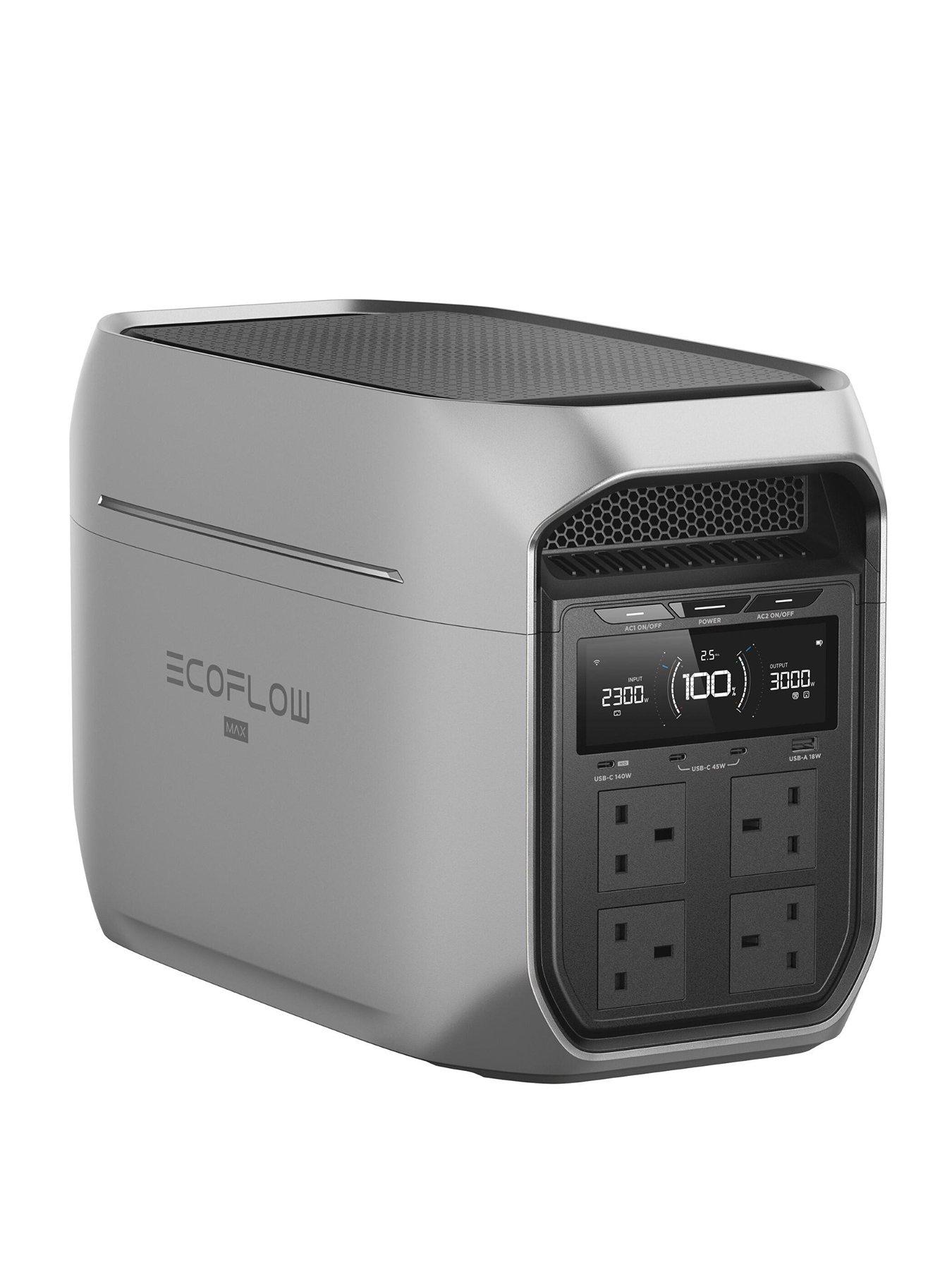 EcoFlow EcoFlow Delta 3 Max Plus Portable Power Station with 2kw capacity  &  3000W output