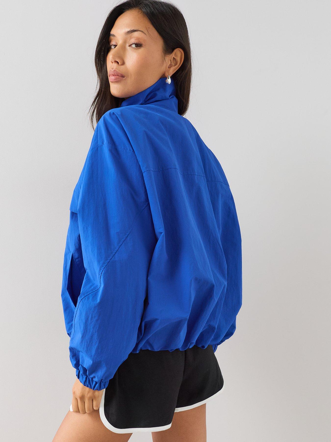 Image 2 of 7 of The Very Collection Technical Bubble Hem Jacket - Blue