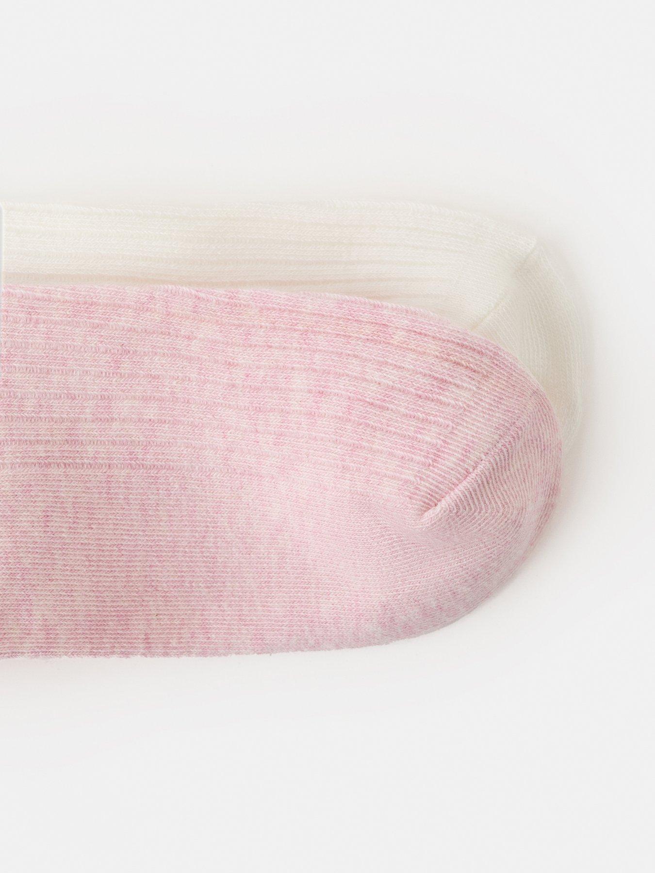 Image 2 of 5 of Mango Girls 2 Pack Rib Socks - Light Pink