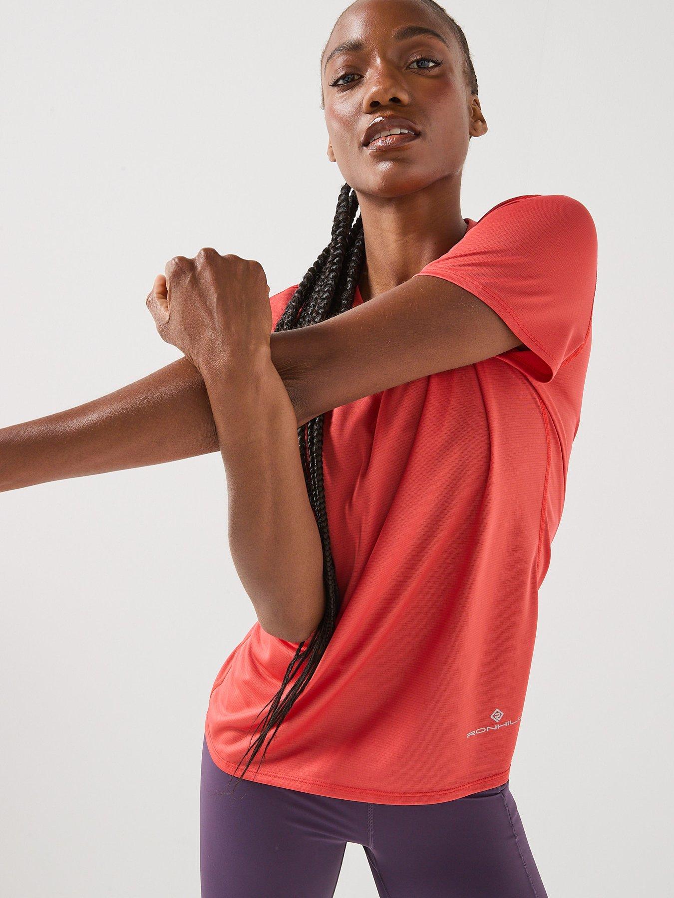 Image 4 of 6 of Ronhill Womens Running Core Lightweight Short Sleeve T-Shirt - Orange