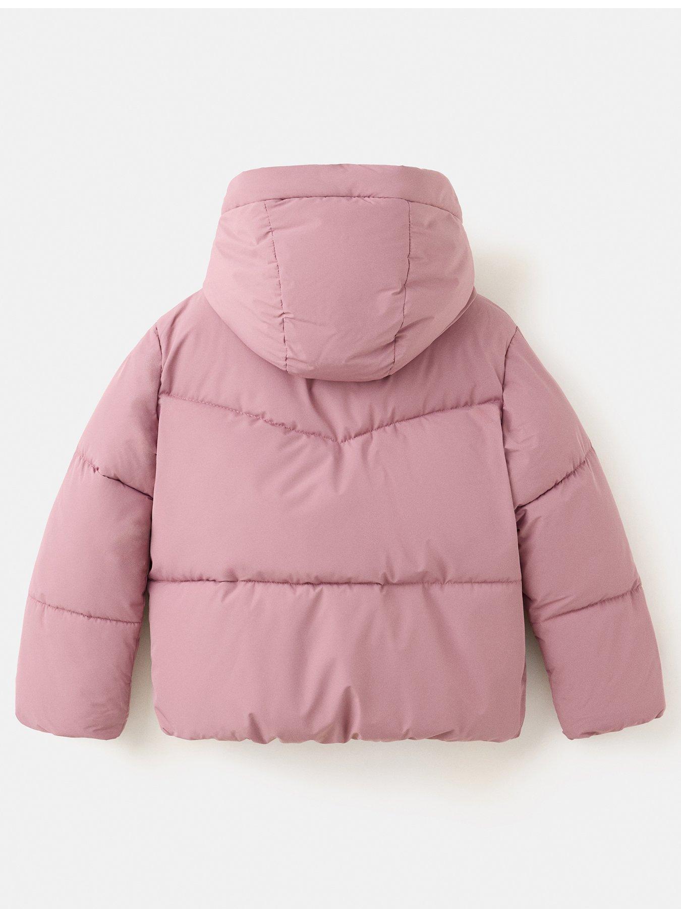 Image 2 of 4 of Mango Girls Padded Short Coat - Pink