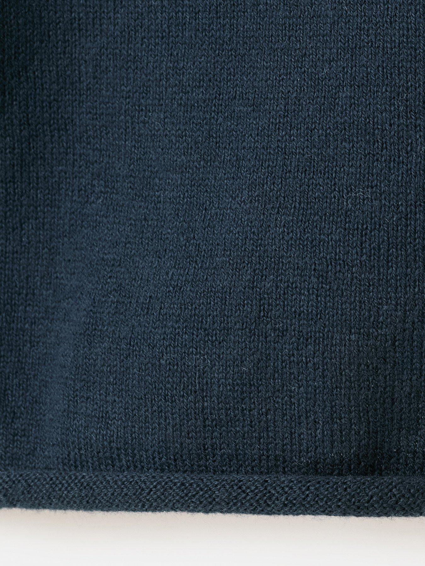 Image 4 of 4 of Mango Girls Knitted Cardigan - Navy