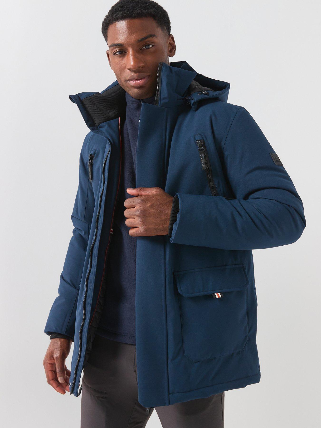 Regatta Mens Marron Waterproof Insulated Jacket - Navy