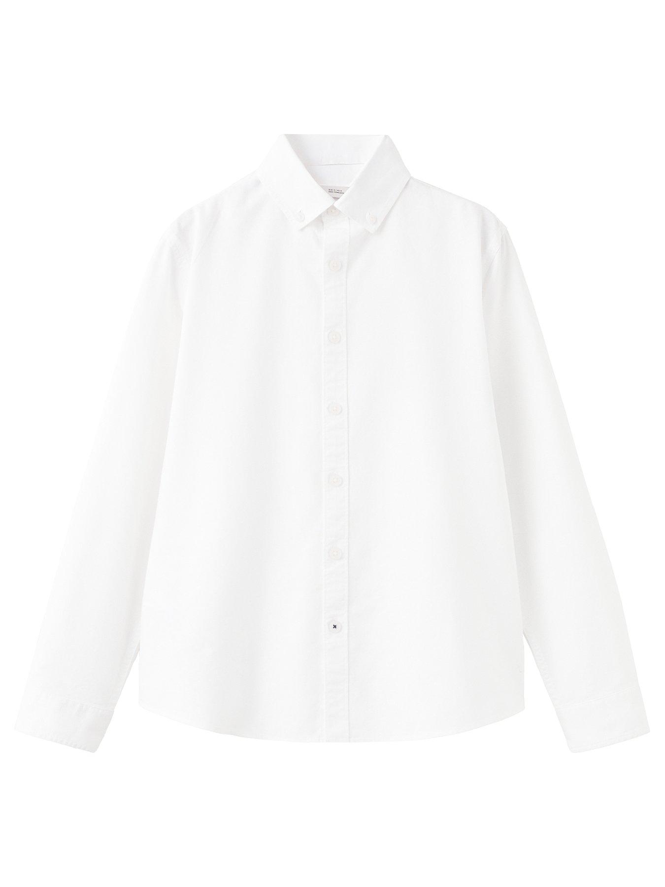 Mango Boys Oxford Shirt - White