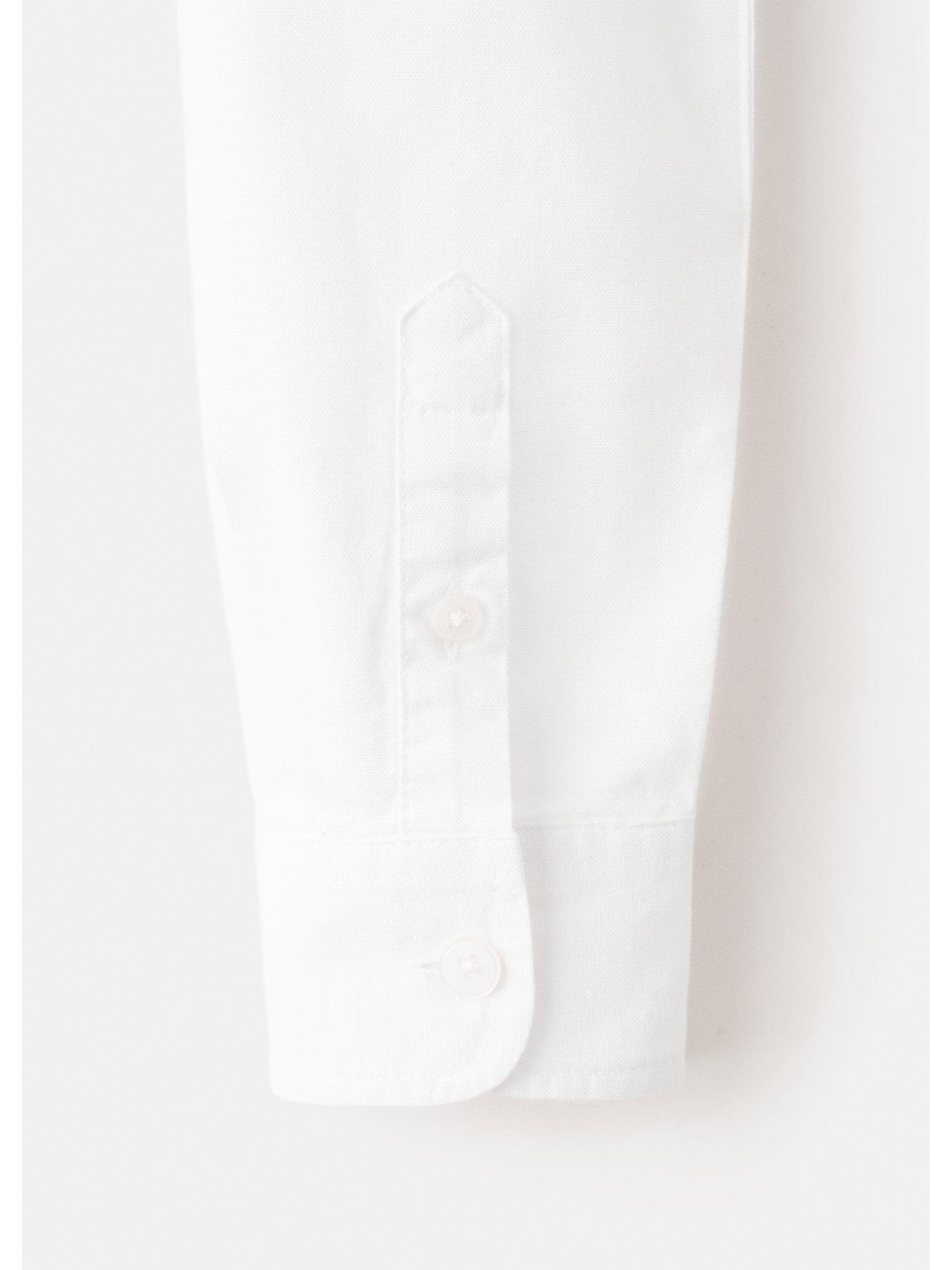 Image 4 of 4 of Mango Boys Oxford Shirt - White