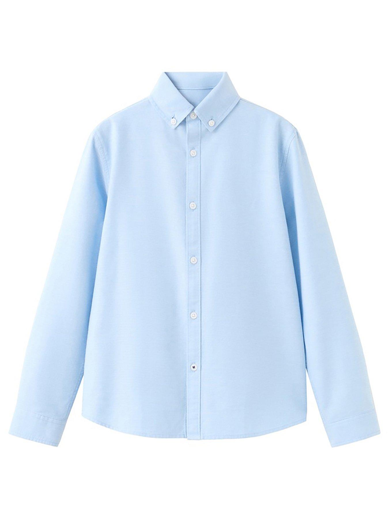 Mango Boys Oxford Shirt - Light Blue