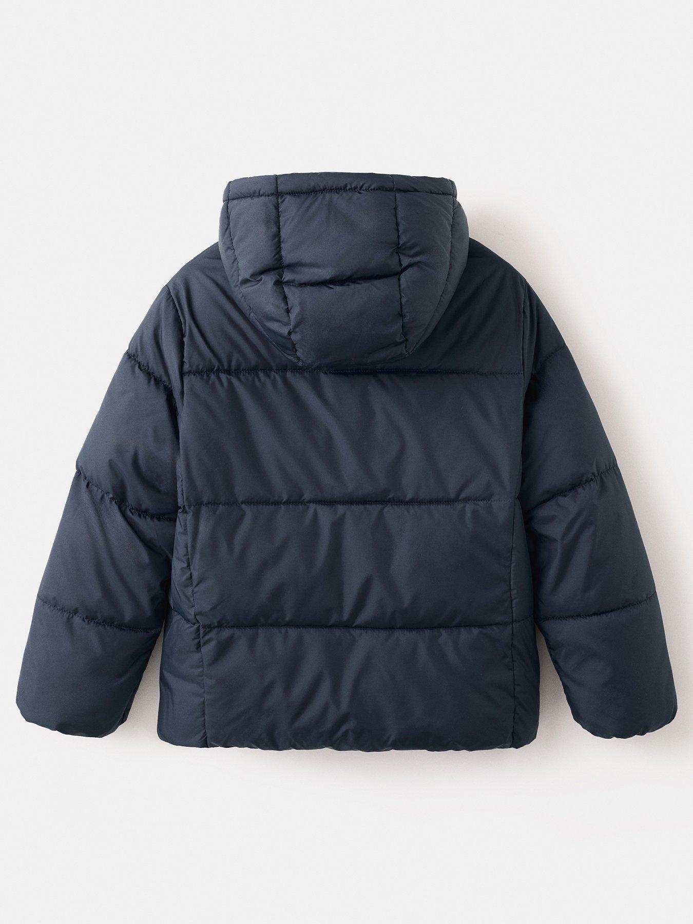 Image 2 of 4 of Mango Boys Padded Short Coat - Navy