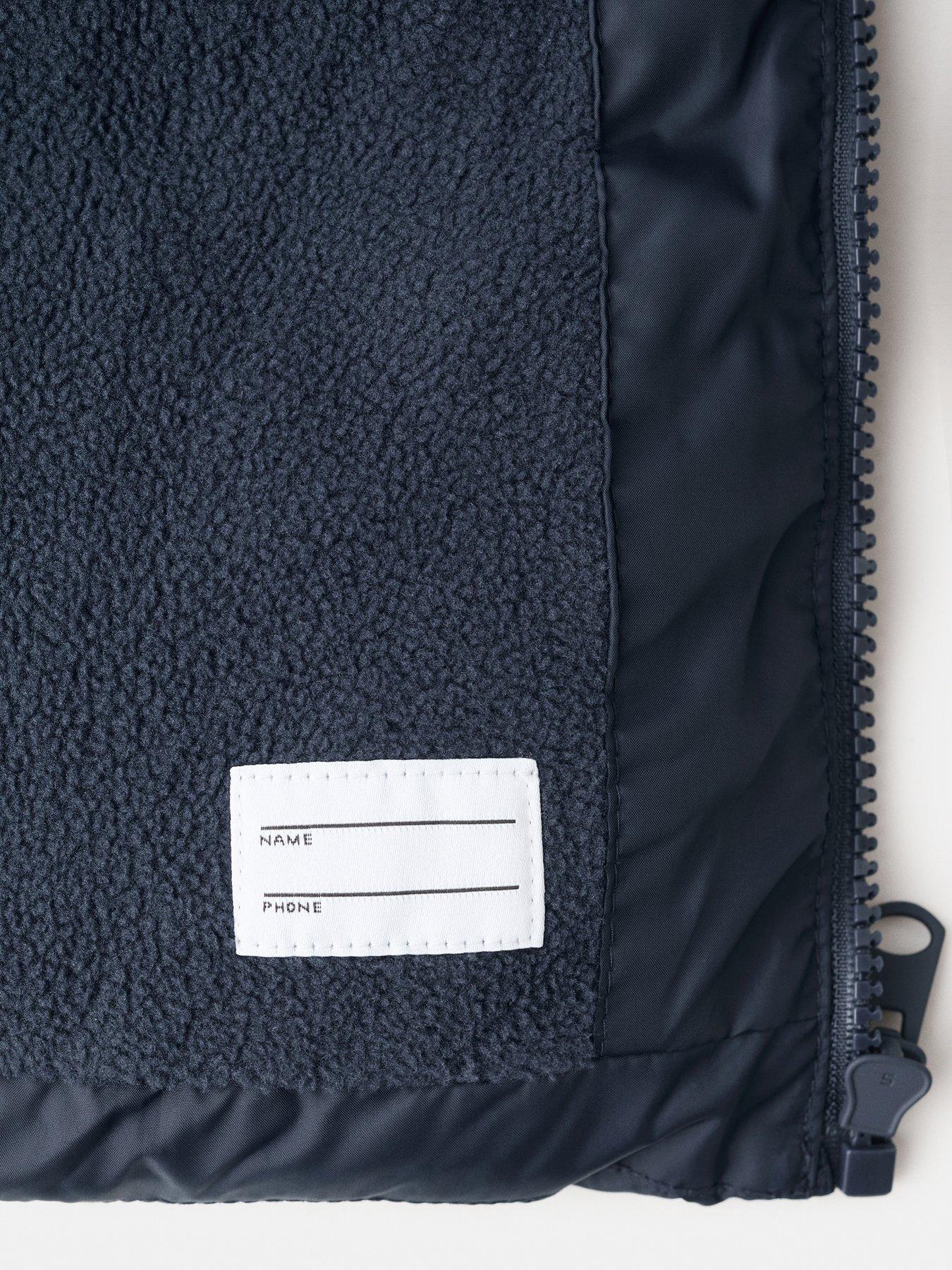Image 4 of 4 of Mango Boys Padded Short Coat - Navy
