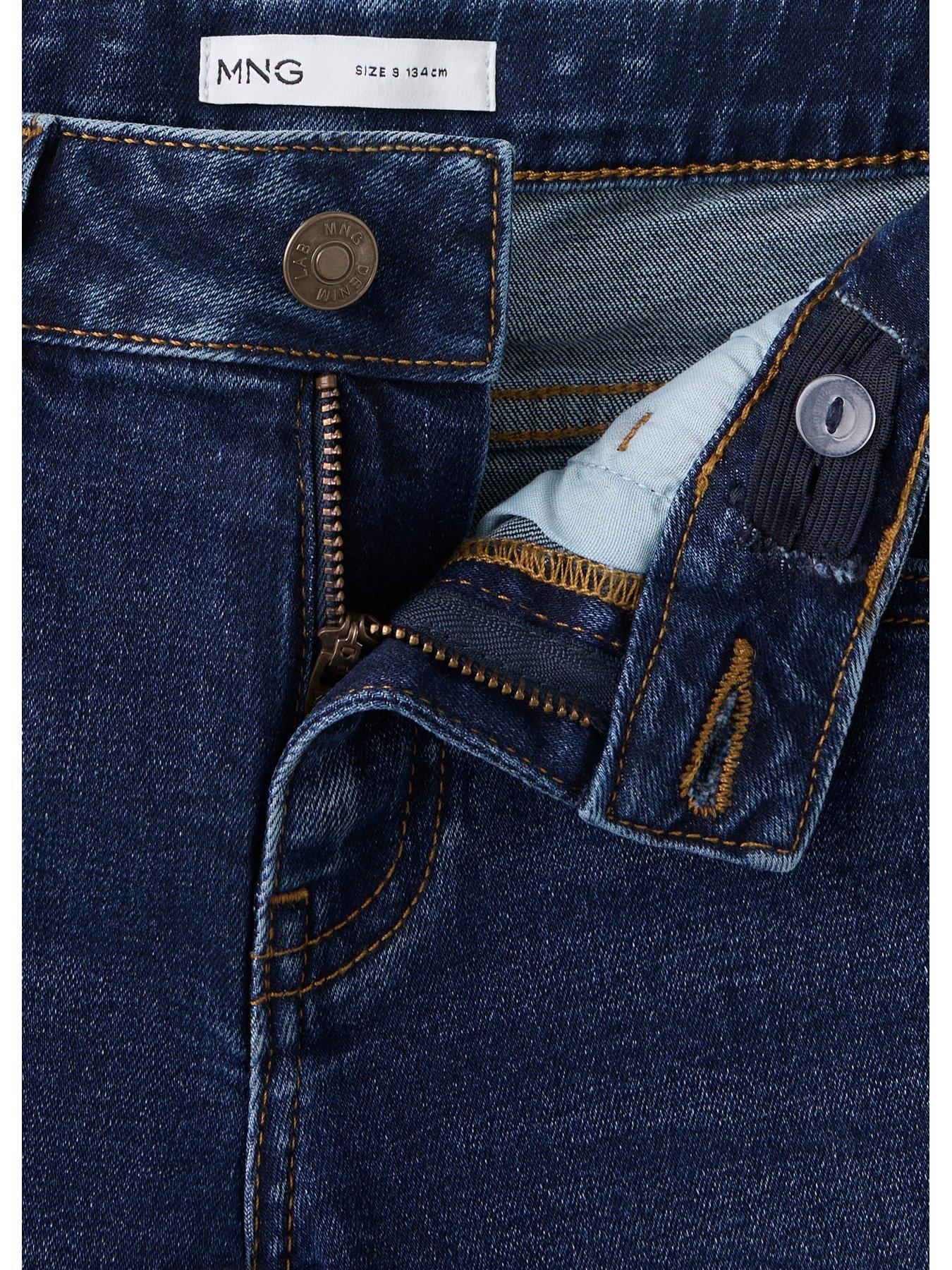 Image 4 of 4 of Mango Boys Slim Fit Jeans - Blue