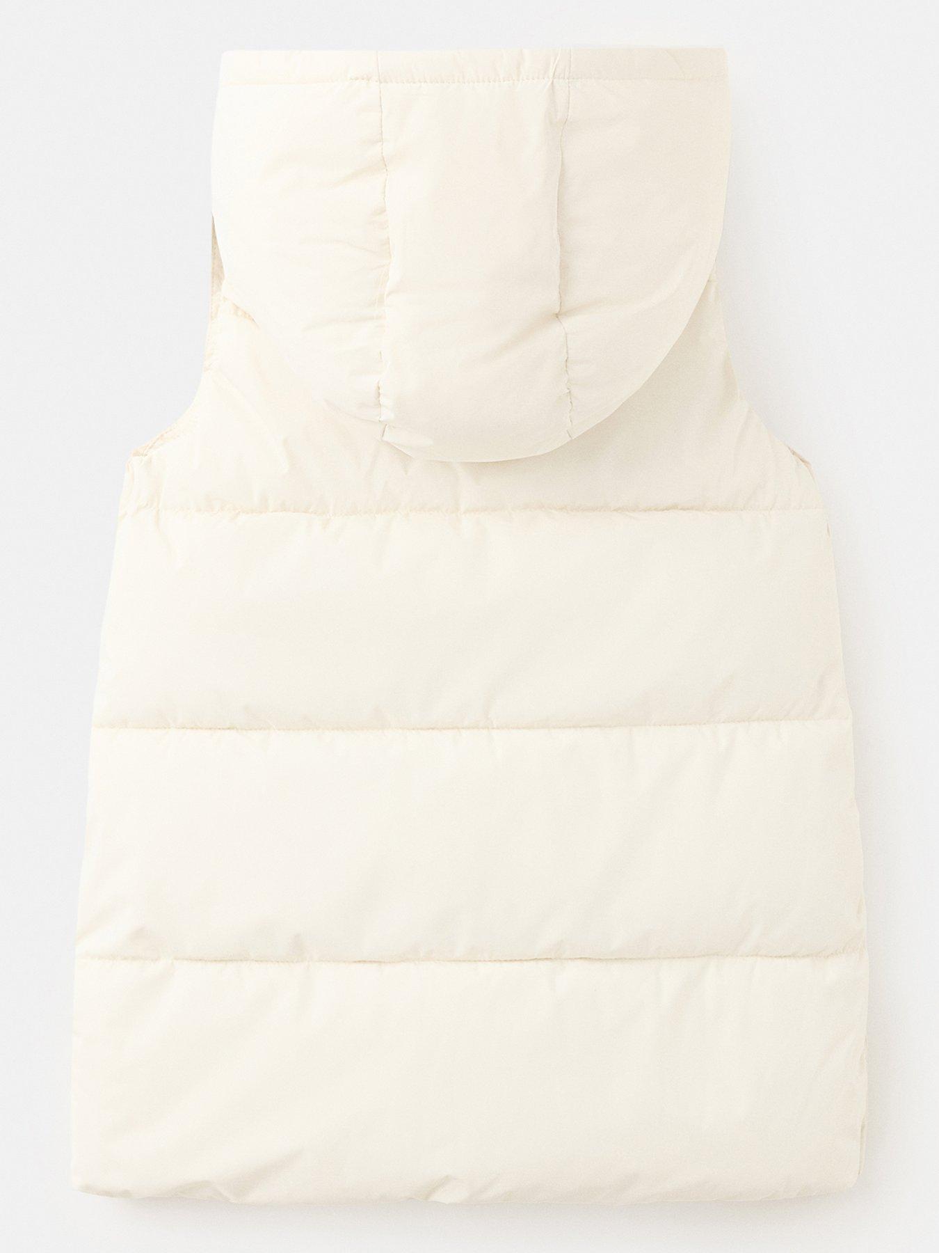 Image 2 of 4 of Mango Girls Padded Gilet - Cream