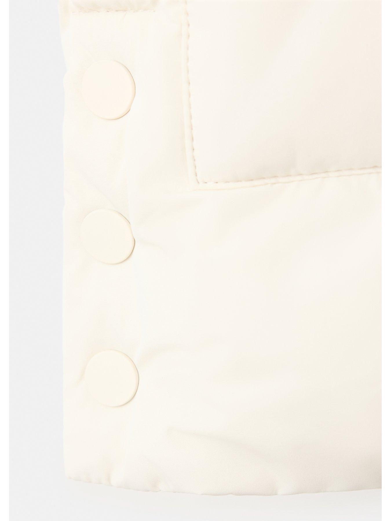 Image 3 of 4 of Mango Girls Padded Gilet - Cream