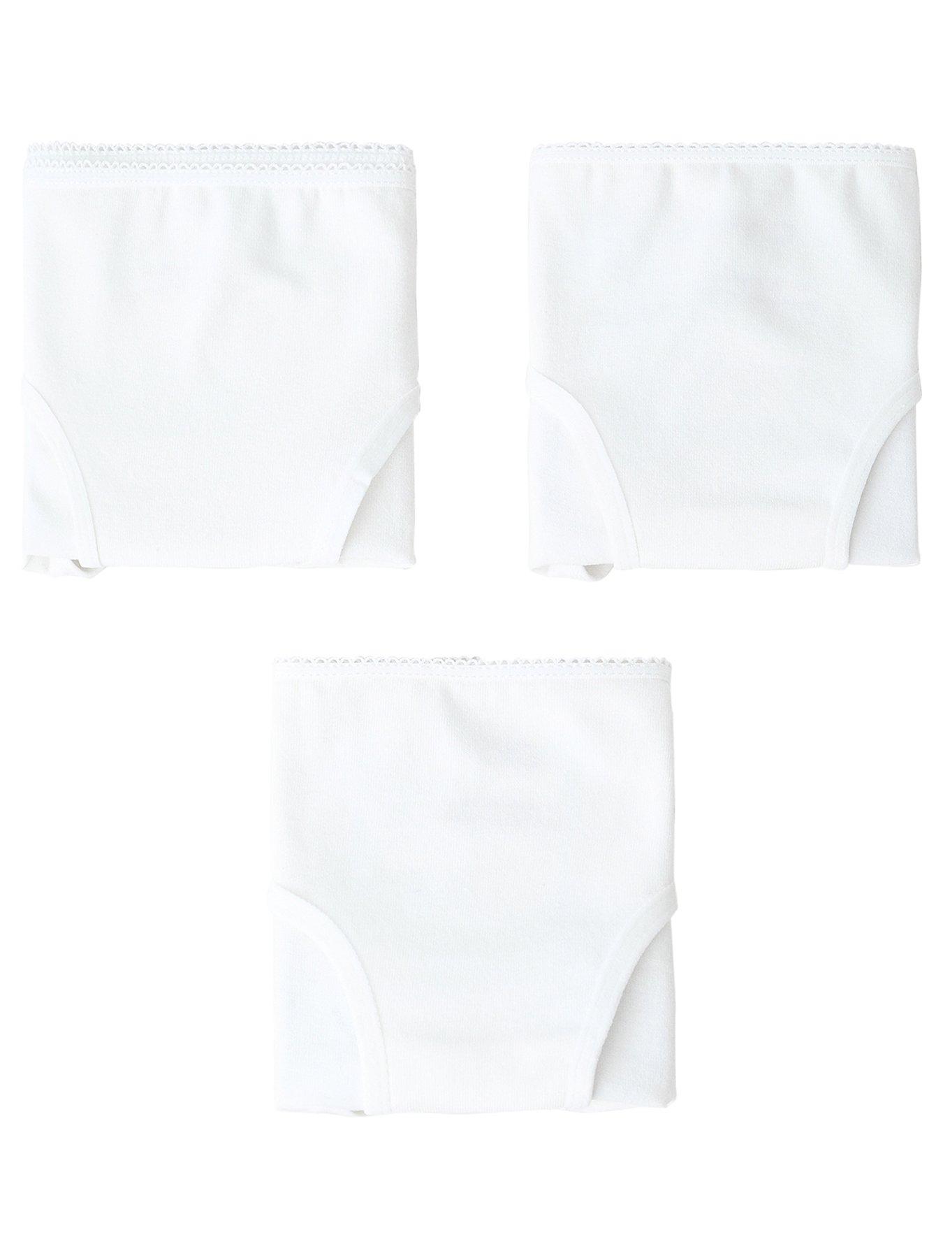 Mango Girls 3 Pack Knickers - White