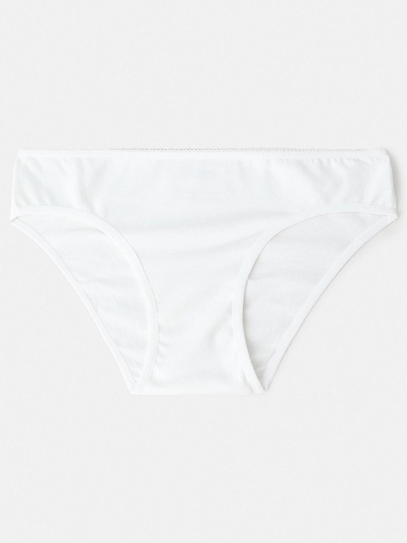Image 2 of 2 of Mango Girls 3 Pack Knickers - White