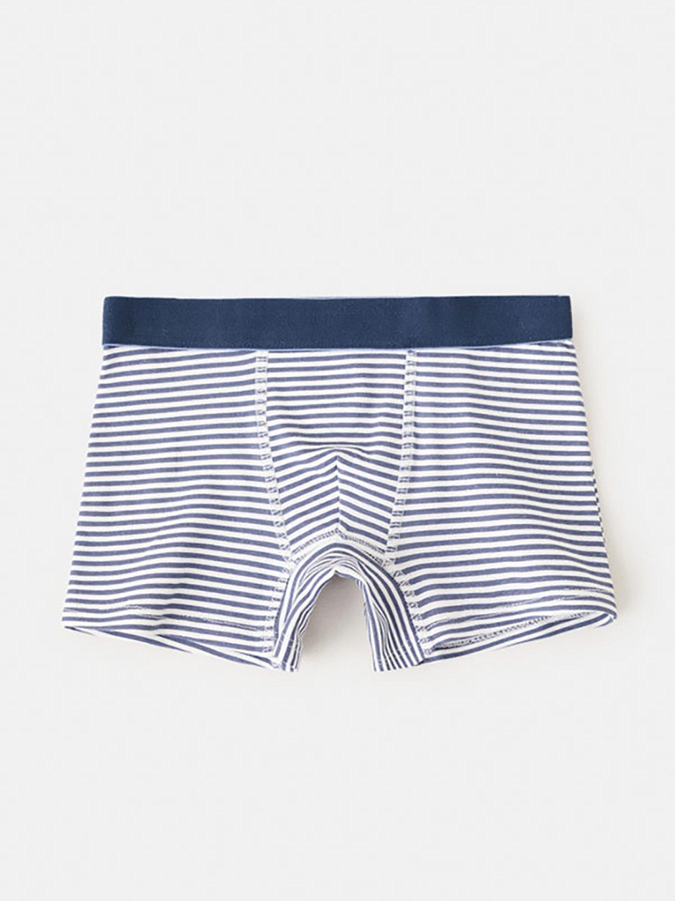 Image 4 of 4 of Mango Younger Boys 3 Pack Boxers - Blue