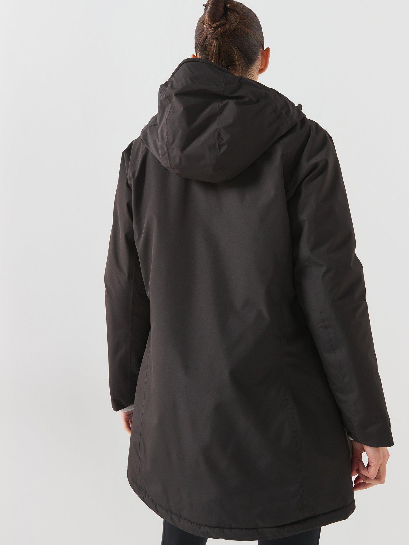 Image 2 of 7 of Regatta Womens Mabrie Waterproof Insulated Longline Jacket - Black