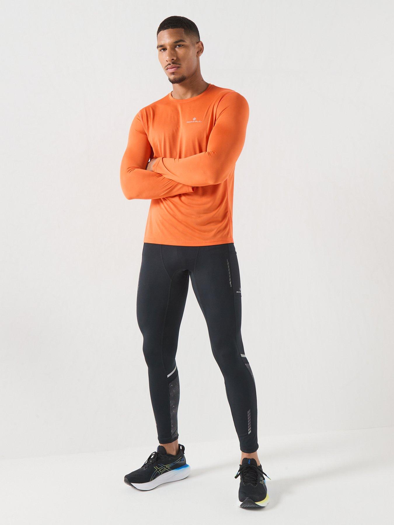 Image 3 of 6 of Ronhill Ronhill Mens Core Lightweight Smooth Seam T-Shirt - Orange