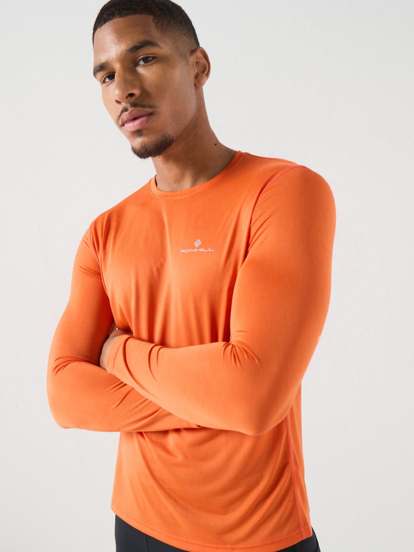 Image 6 of 6 of Ronhill Ronhill Mens Core Lightweight Smooth Seam T-Shirt - Orange